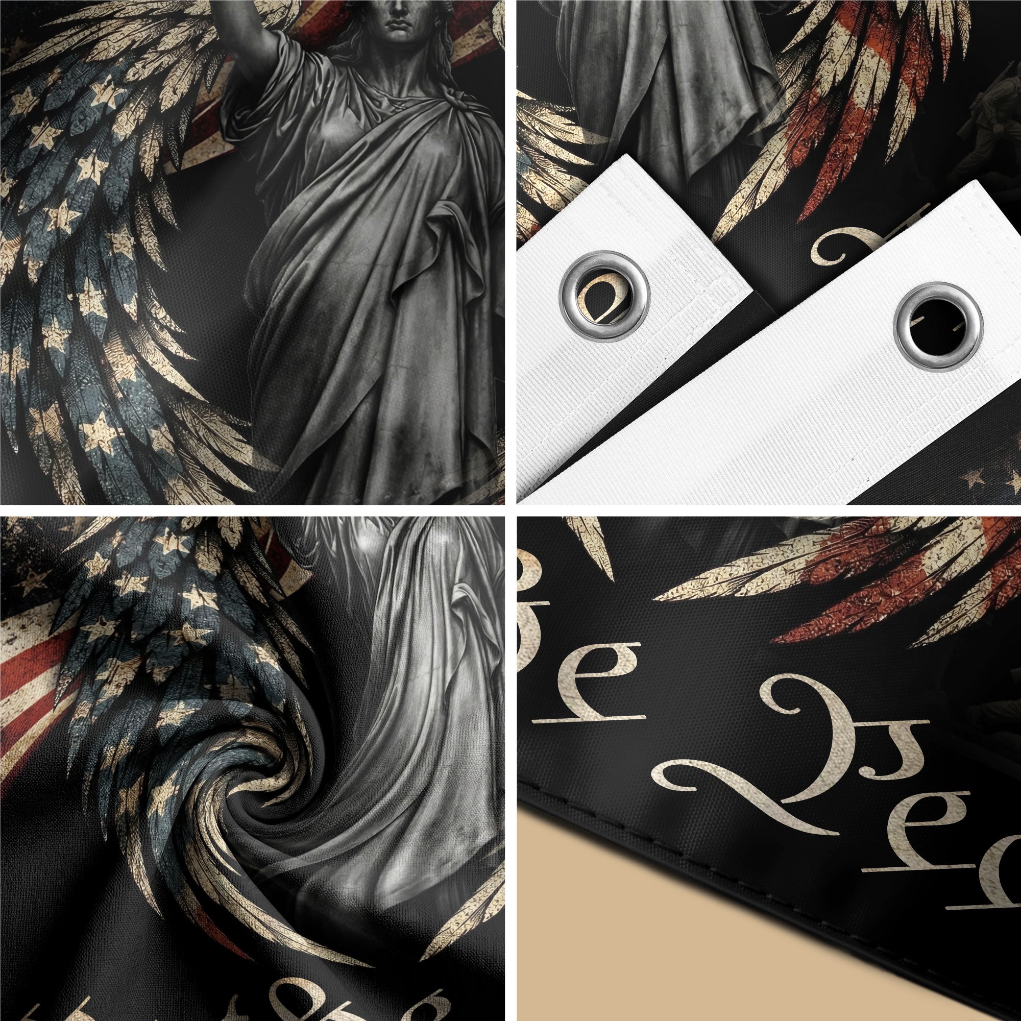 USA 250th Anniversary Flag 1776-2026 American Flag We The People Statue of Liberty Patriotic