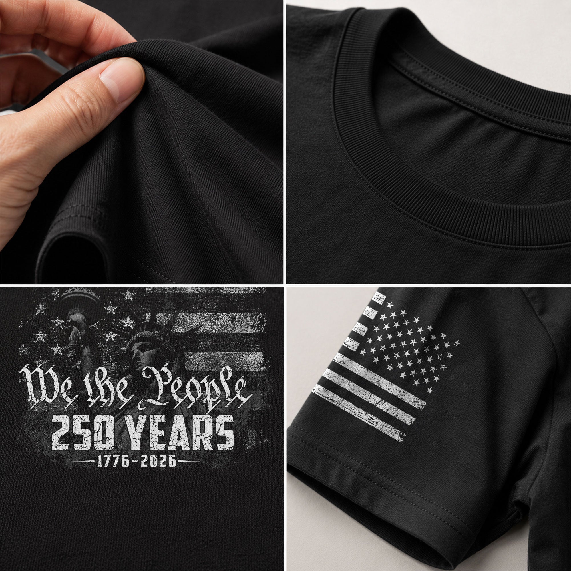USA 250th Anniversary 250 Years Shirt 1776-2026 We The People Statue of Liberty Patriotic - Rust Field Wear