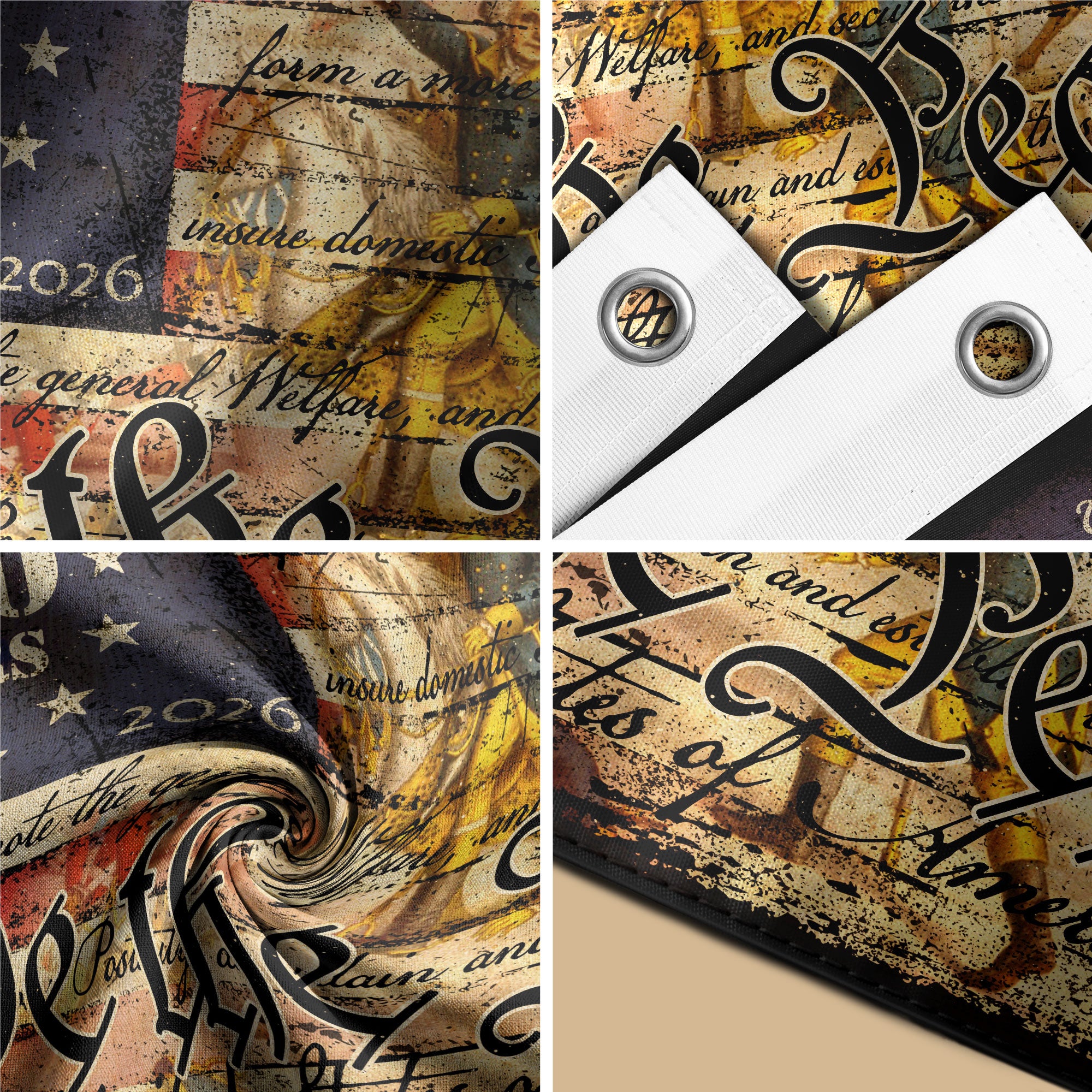 250 Years of Freedom “We The People” Double-Sided House Flag – Patriotic American Decor 1776–2026