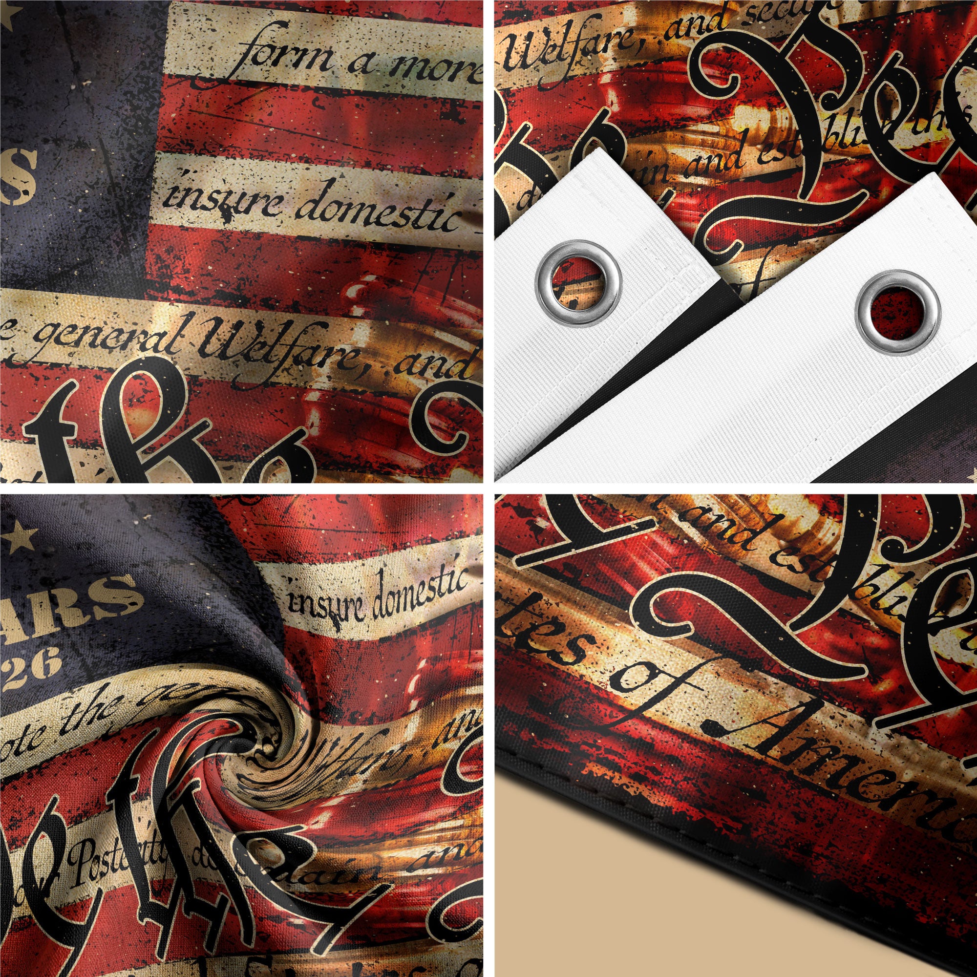 We The People House Flag – Double-Sided Patriotic Décor Celebrating 250 Years of Freedom 1776–2026