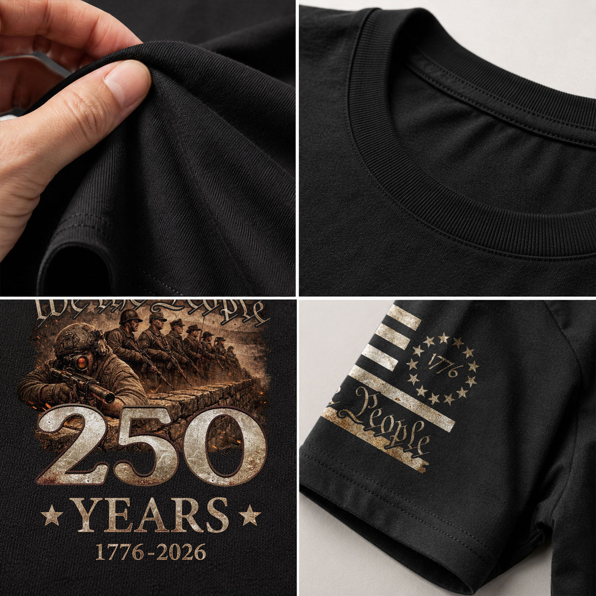 We The People - 250 Years of Enduring Freedom Shirt - Rust Field Wear