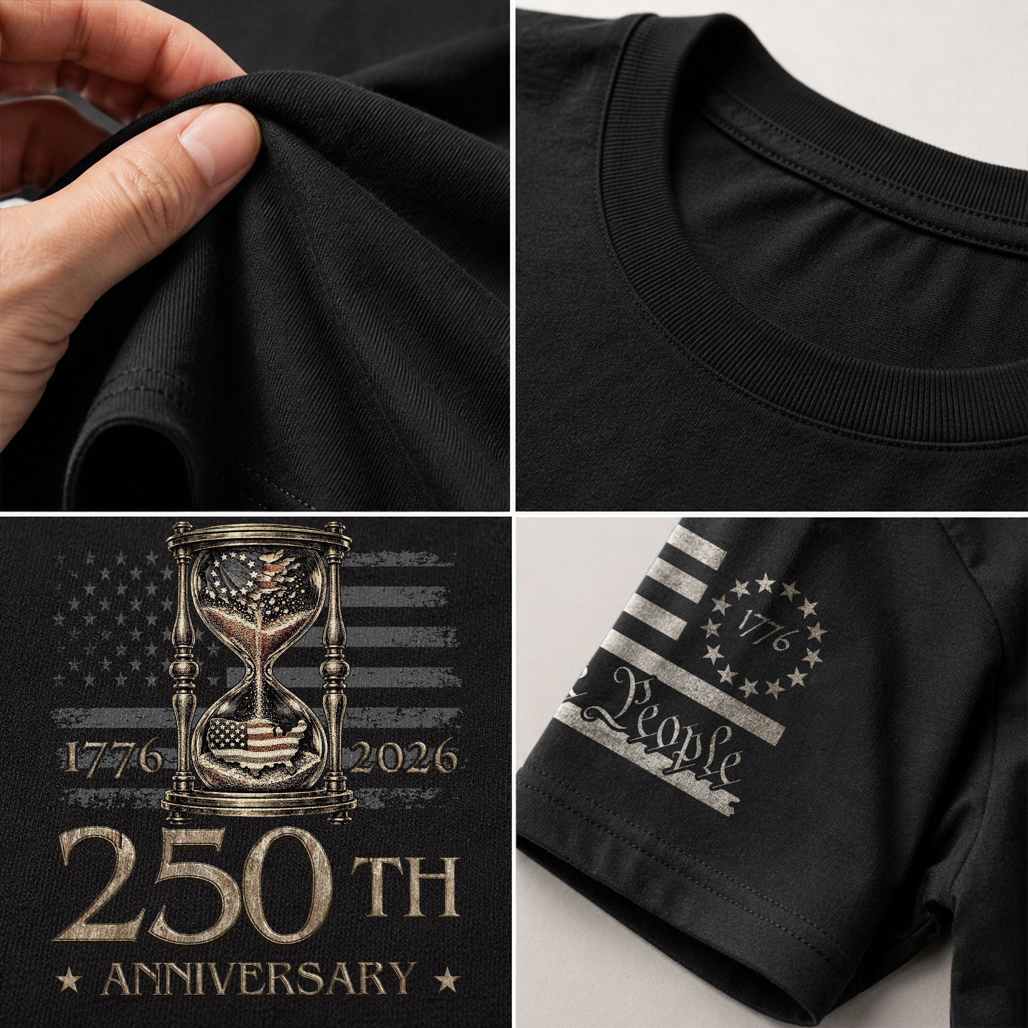 United States 250th Anniversary Shirt – Past, Present & Time-Honored Freedom - Rust Field Wear