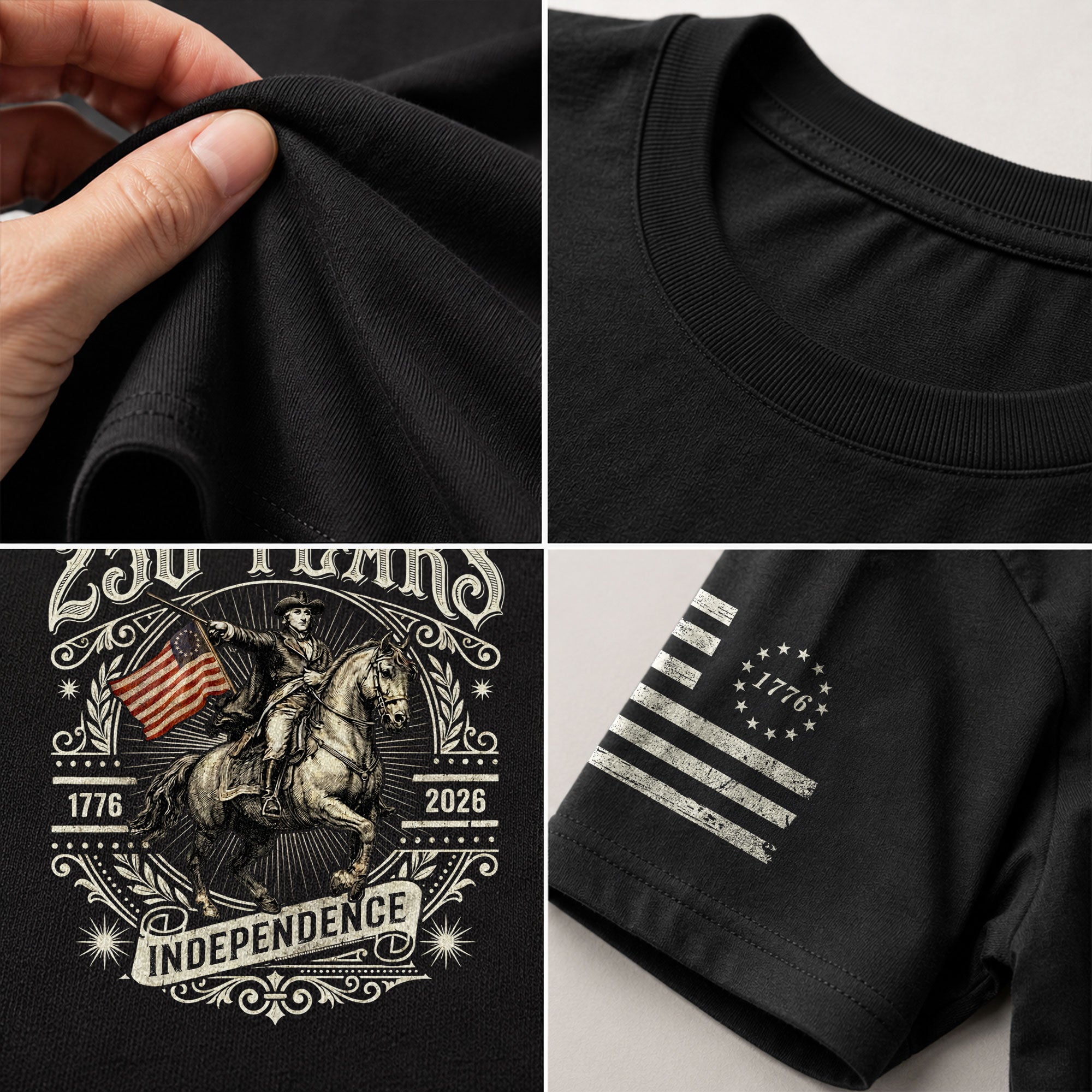 USA 250th Anniversary Shirt 1776–2026, Past to Present Freedom Legacy - Rust Field Wear