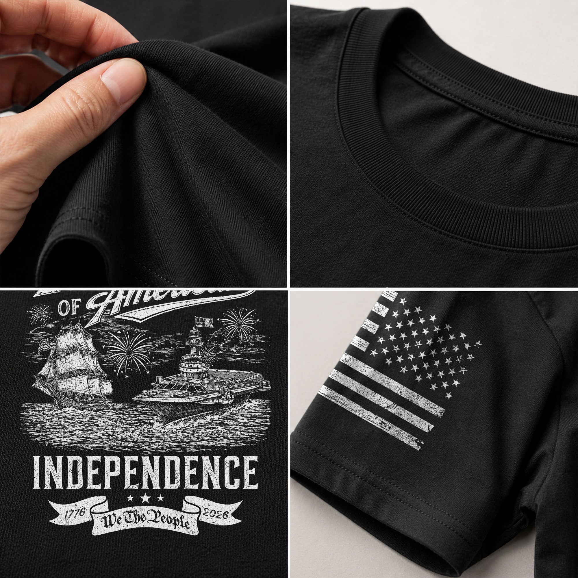 USA Independence 250th Anniversary Freedom Pride Shirt 1776–2026 - Rust Field Wear