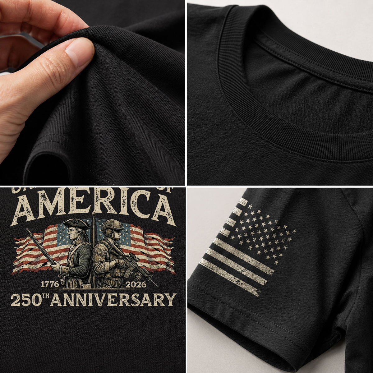 America 1776–2026 250 Years Anniversary Shirt, Legacy of Freedom - Rust Field Wear