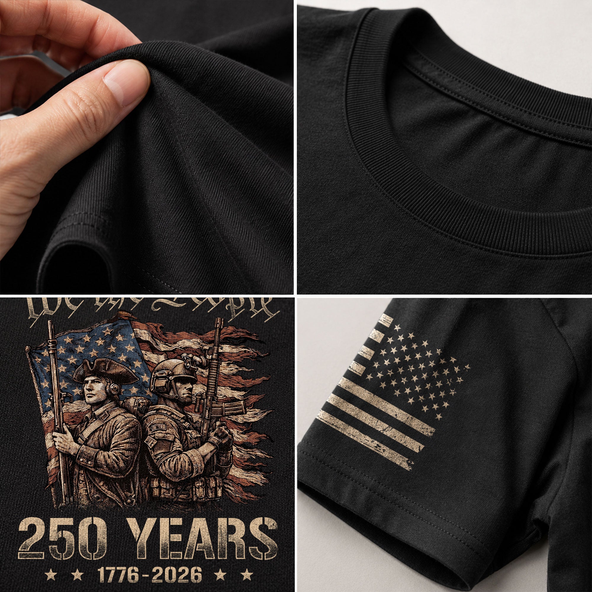 USA 250th Anniversary Shirt 1776–2026, Timeless Freedom Tribute - Rust Field Wear