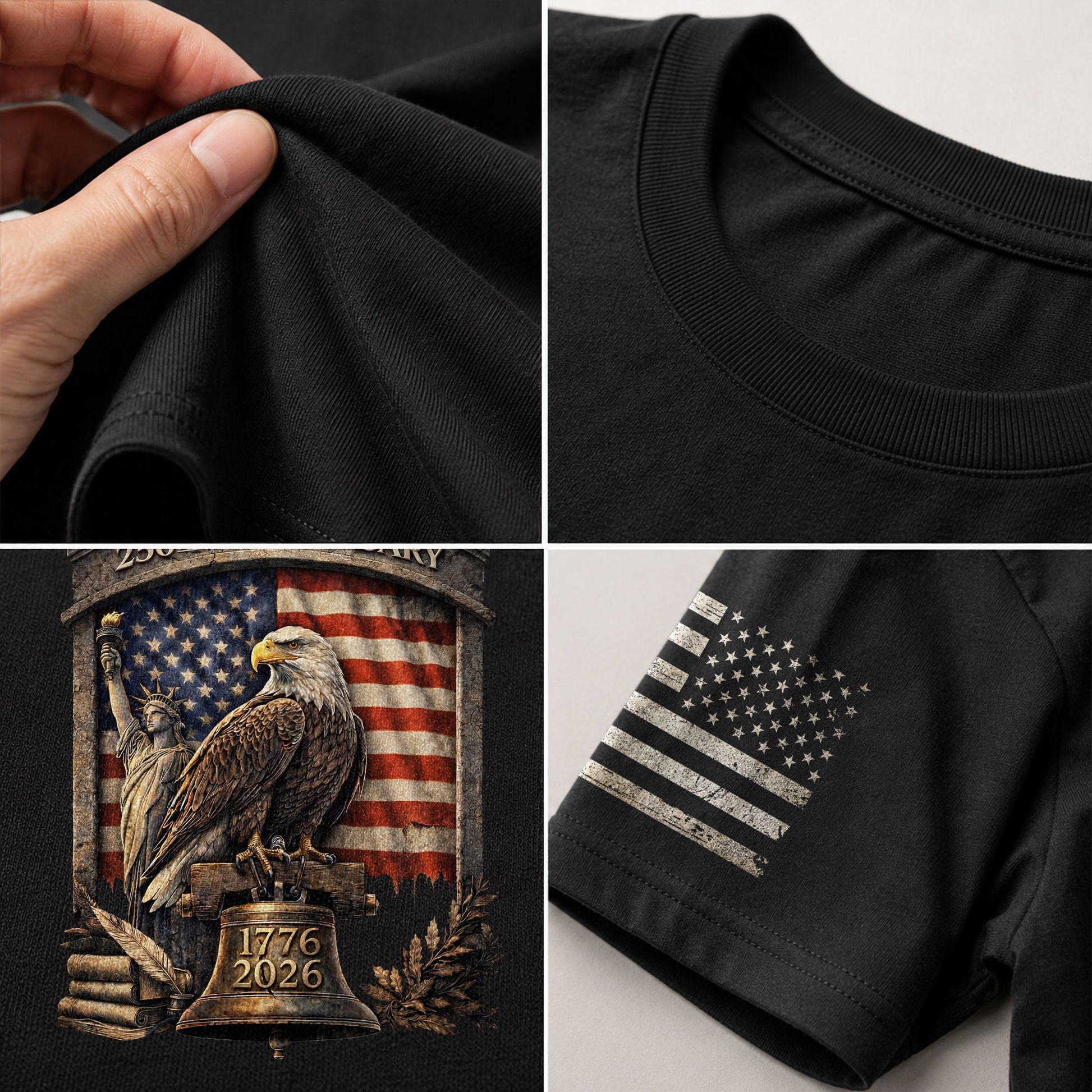 American Eagle 250th Anniversary Shirt Patriotic Independence Freedom 1776–2026 - Rust Field Wear