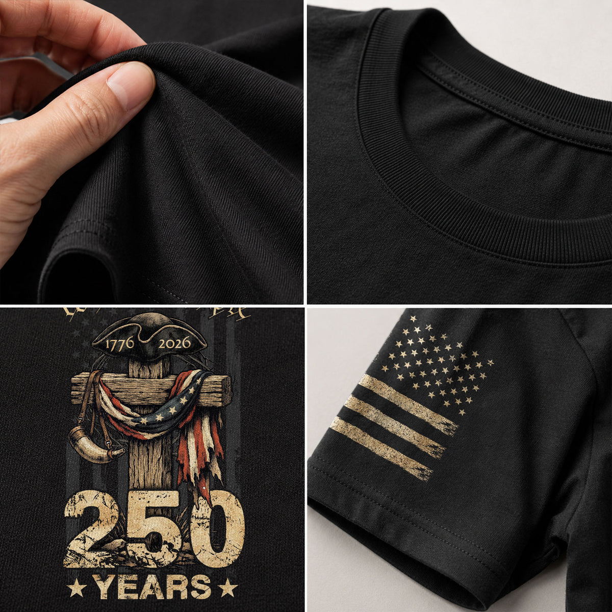 Christian Freedom Heritage Shirt USA 250 Years Independence Since 1776 - Rust Field Wear