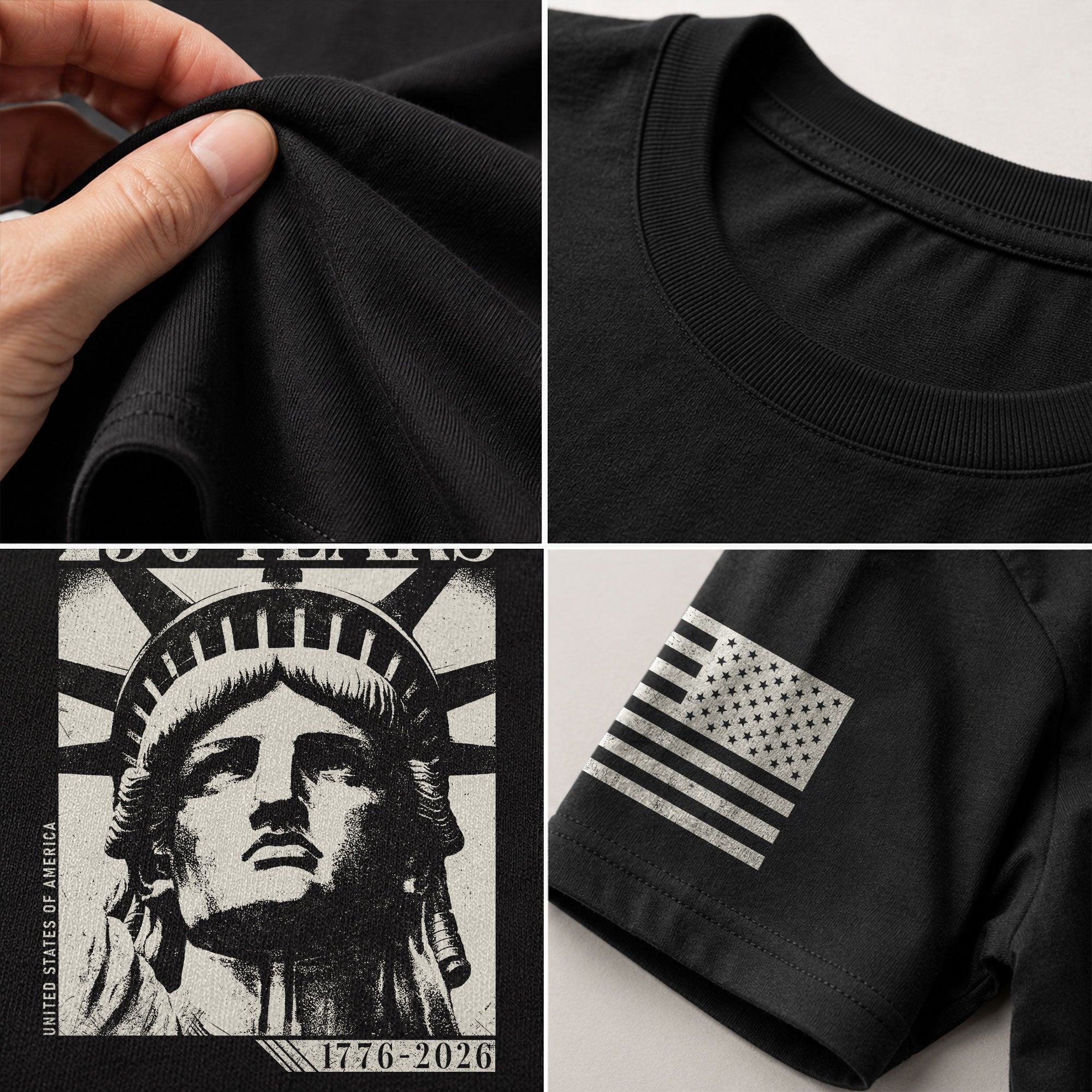250 Years America Anniversary Heritage Shirt 1776–2026 Patriotic Spirit - Rust Field Wear