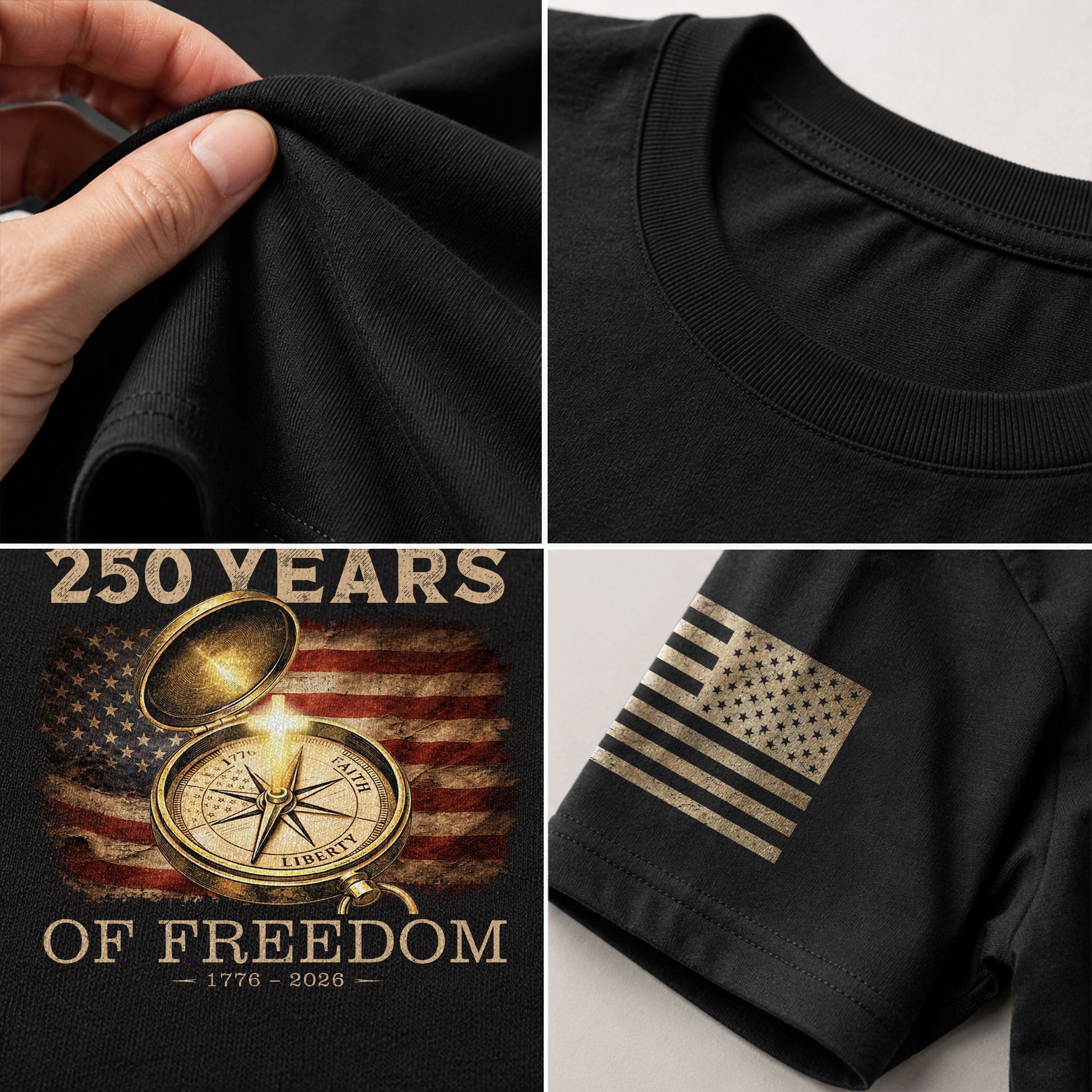 We The People USA 250 Years Independence Shirt 1776–2026 Patriotic Shirt - Rust Field Wear