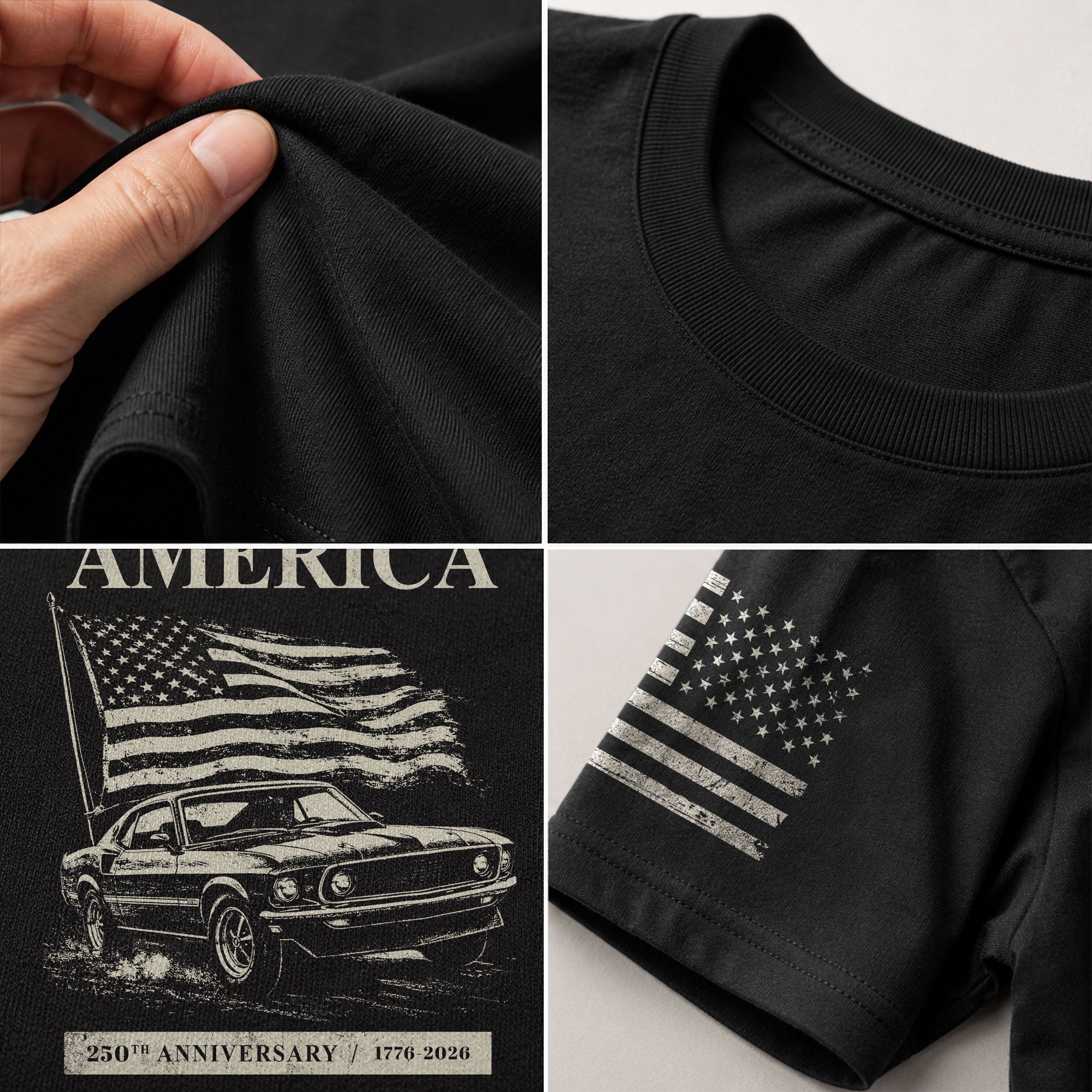 USA 250th Anniversary Shirt 1776–2026 Patriotic Celebration - Rust Field Wear