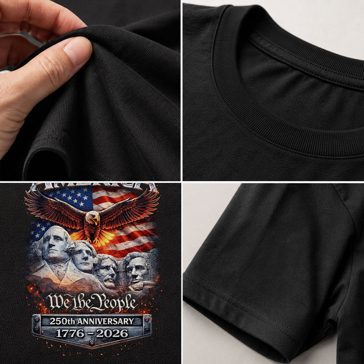 We The People 250th Anniversary 1776–2026 – Founding Legacy Patriotic T-Shirt - Rust Field Wear