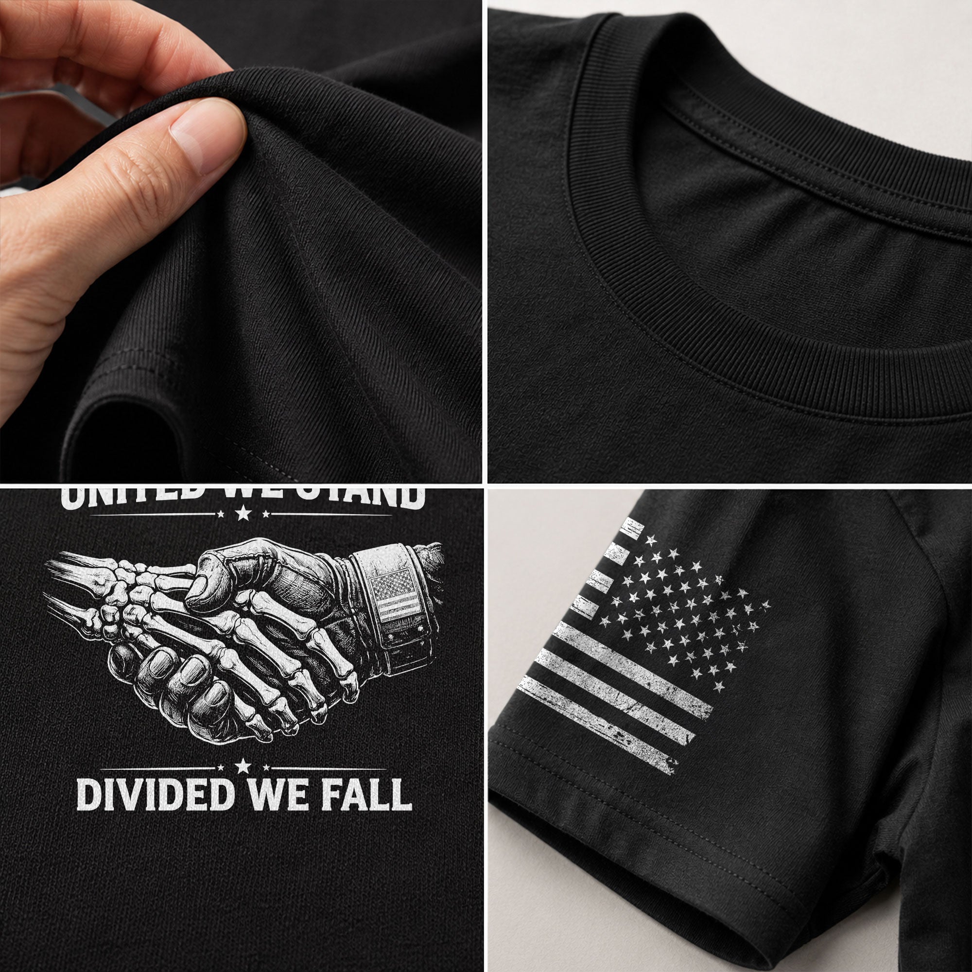 America 250th Anniversary Shirt - United We Stand Divided We Fall T-Shirt, 1776-2026 250 Years Patriotic Unity Tee - Rust Field Wear