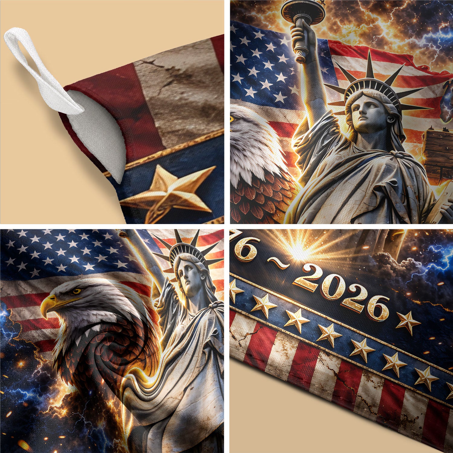 250 Years of Liberty House Flag 1776-2026 – One Nation Under God Christian Values Double Sided Patriotic Flag