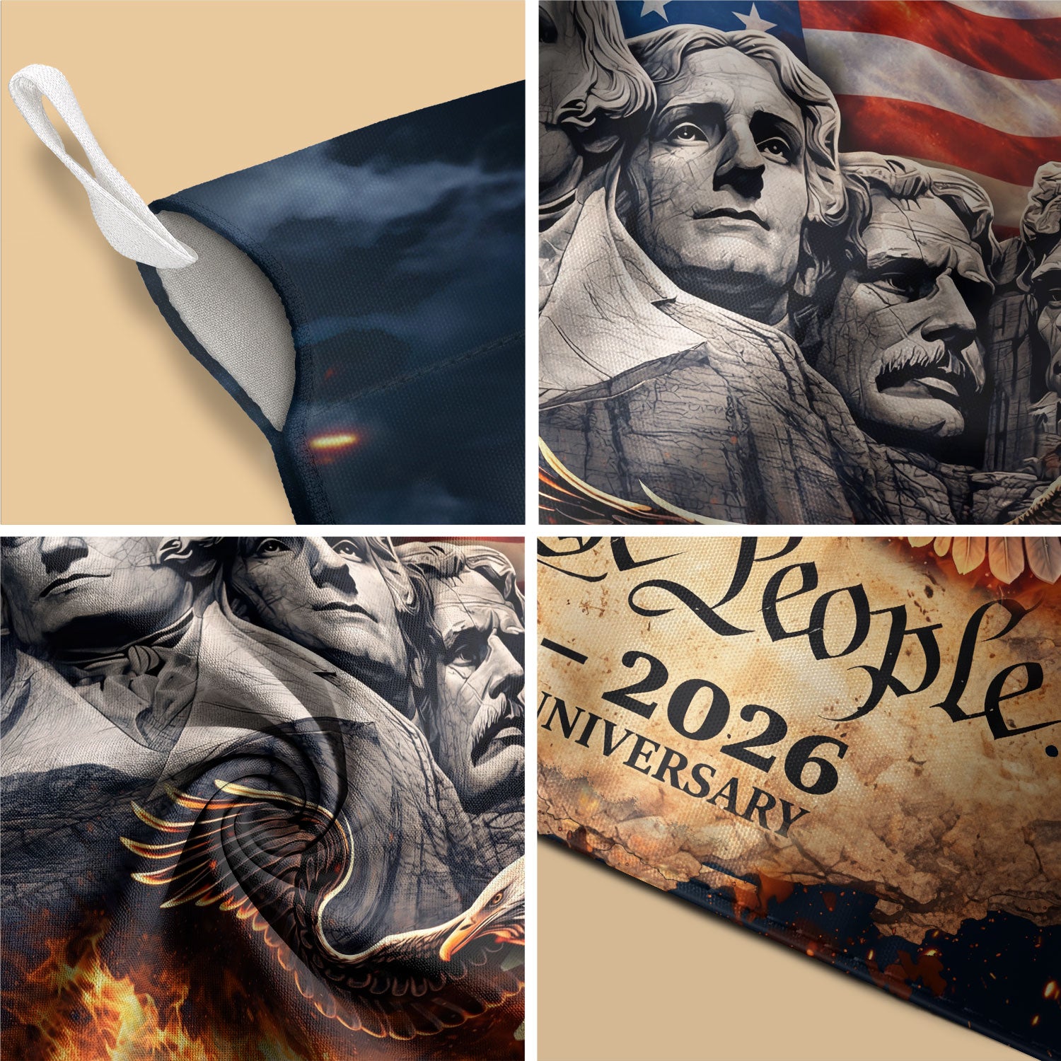 USA 250th Anniversary Flag 1776-2026 – 250 Year American Anniversary Patriotic Garden Flag Outdoor Yard Decoration