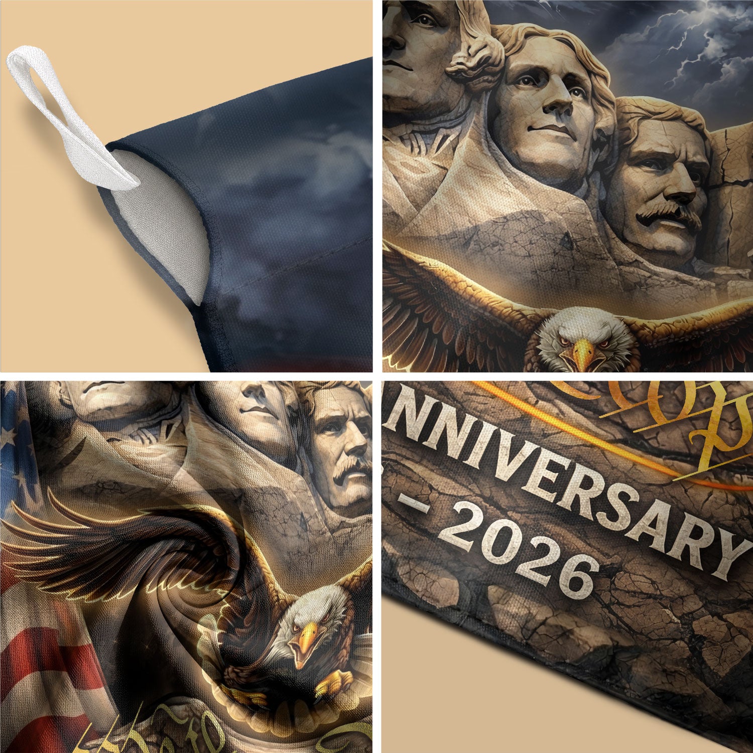 USA 250th Anniversary House Flag 1776-2026, American Flag 250 Year Anniversary, Patriotic Outdoor Yard Decoration