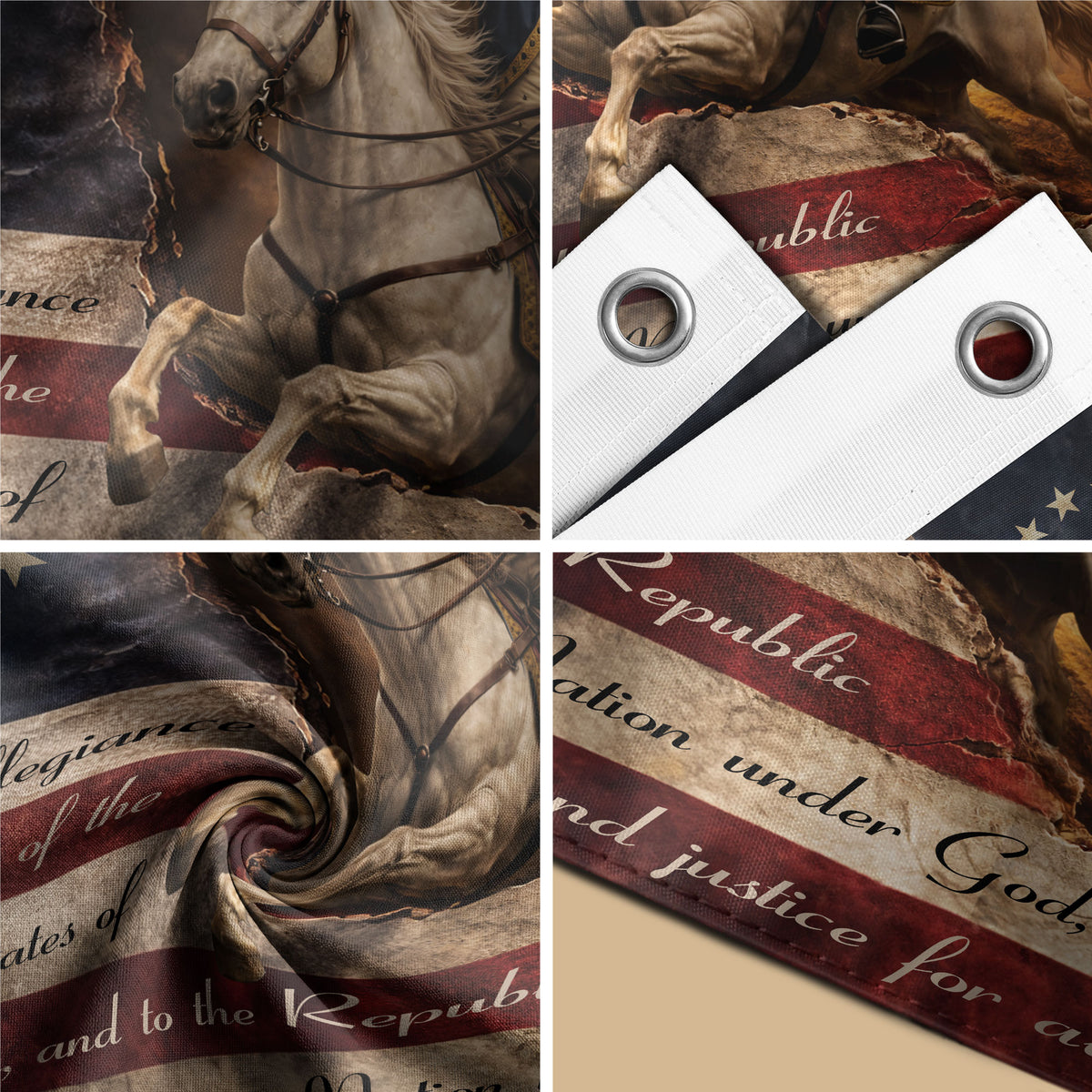 George Washington 250 Years of Freedom House Flag 1776-2026 Patriotic Eagle Decor - Rust Field Wear