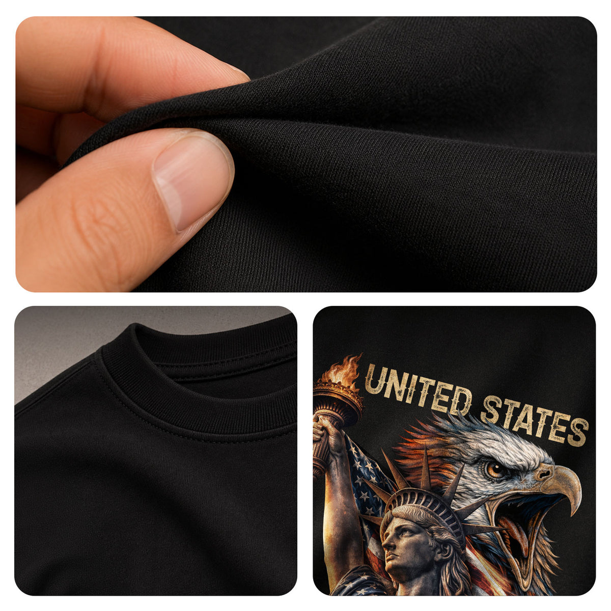 Patriotic 250 Years 1776-2026 T-Shirt - Statue of Liberty United States Anniversary Tee - Rust Field Wear