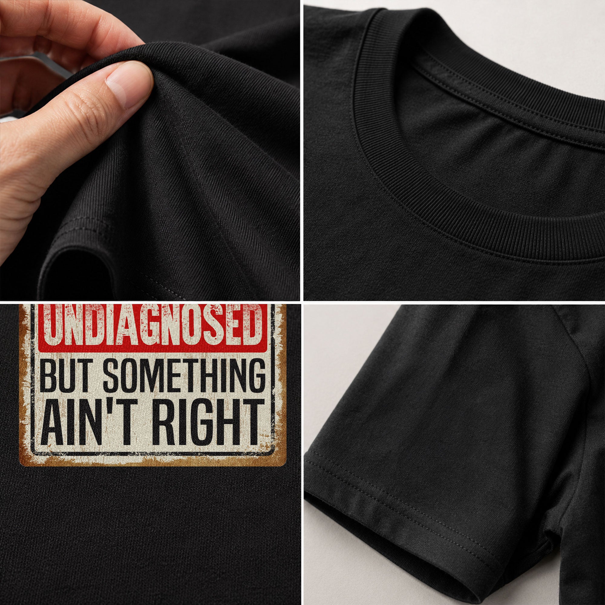 Funny Chronic Illness Shirt - "Undiagnosed But Something Ain't Right" Tee For Awareness - Rust Field Wear