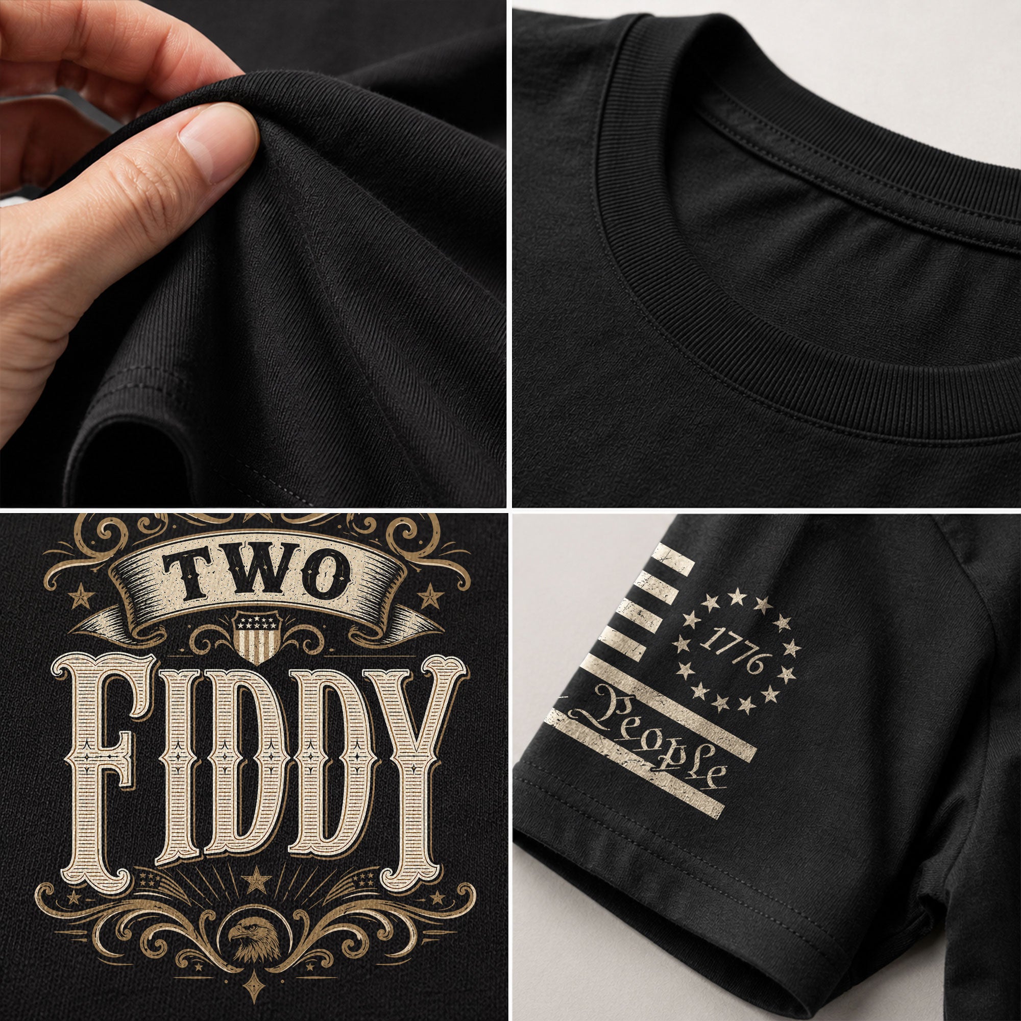 American Legacy 250th Anniversary Tee - Classic Two Fiddy Heritage Graphic Cotton Apparel - Rust Field Wear