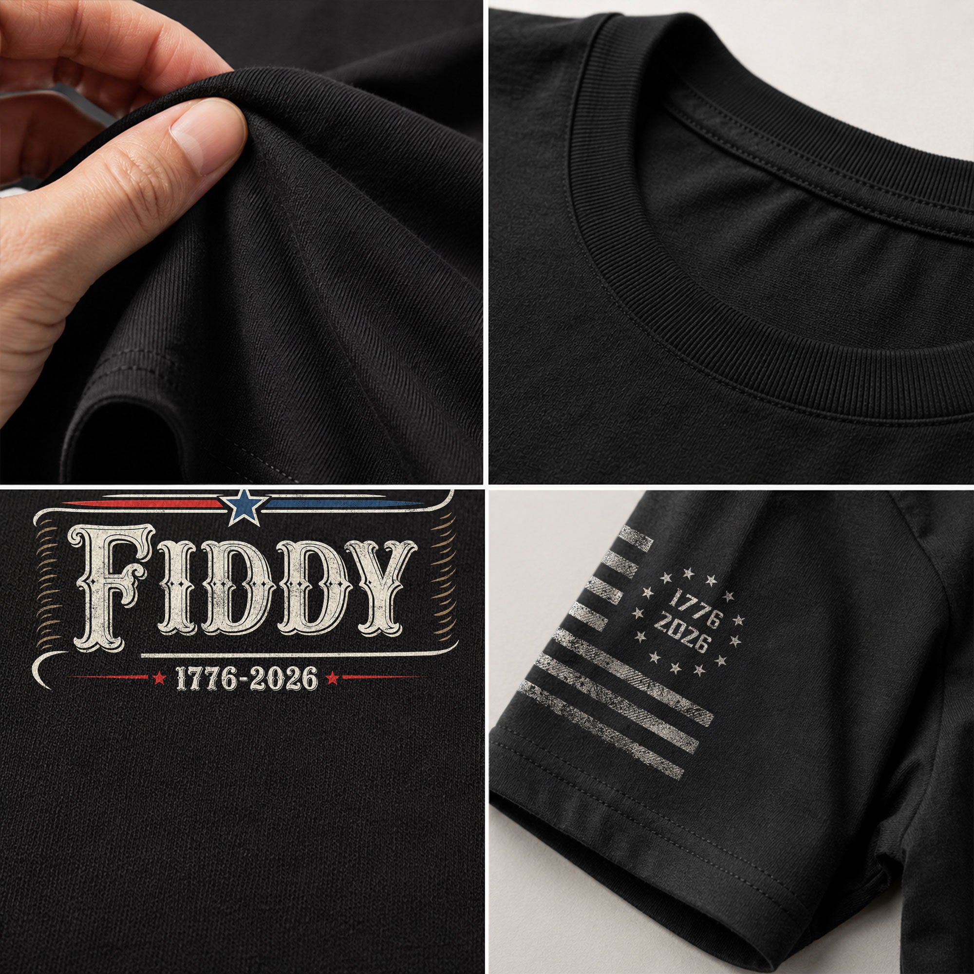 Patriotic Two Fiddy 1776-2026 Shirt - Classic American Anniversary Graphic Style - Rust Field Wear