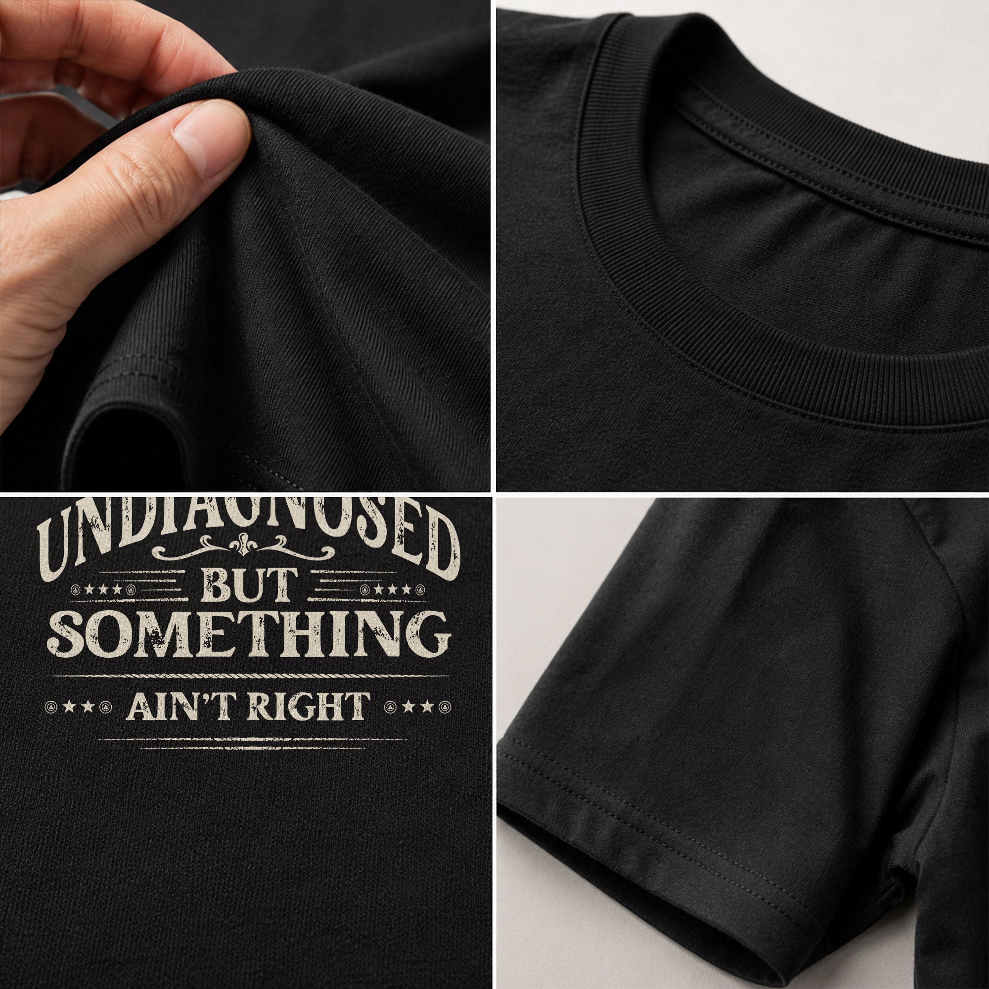 Undiagnosed But Something Ain't Right T-Shirt Funny Chronic Illness Awareness Graphic Tee - Rust Field Wear
