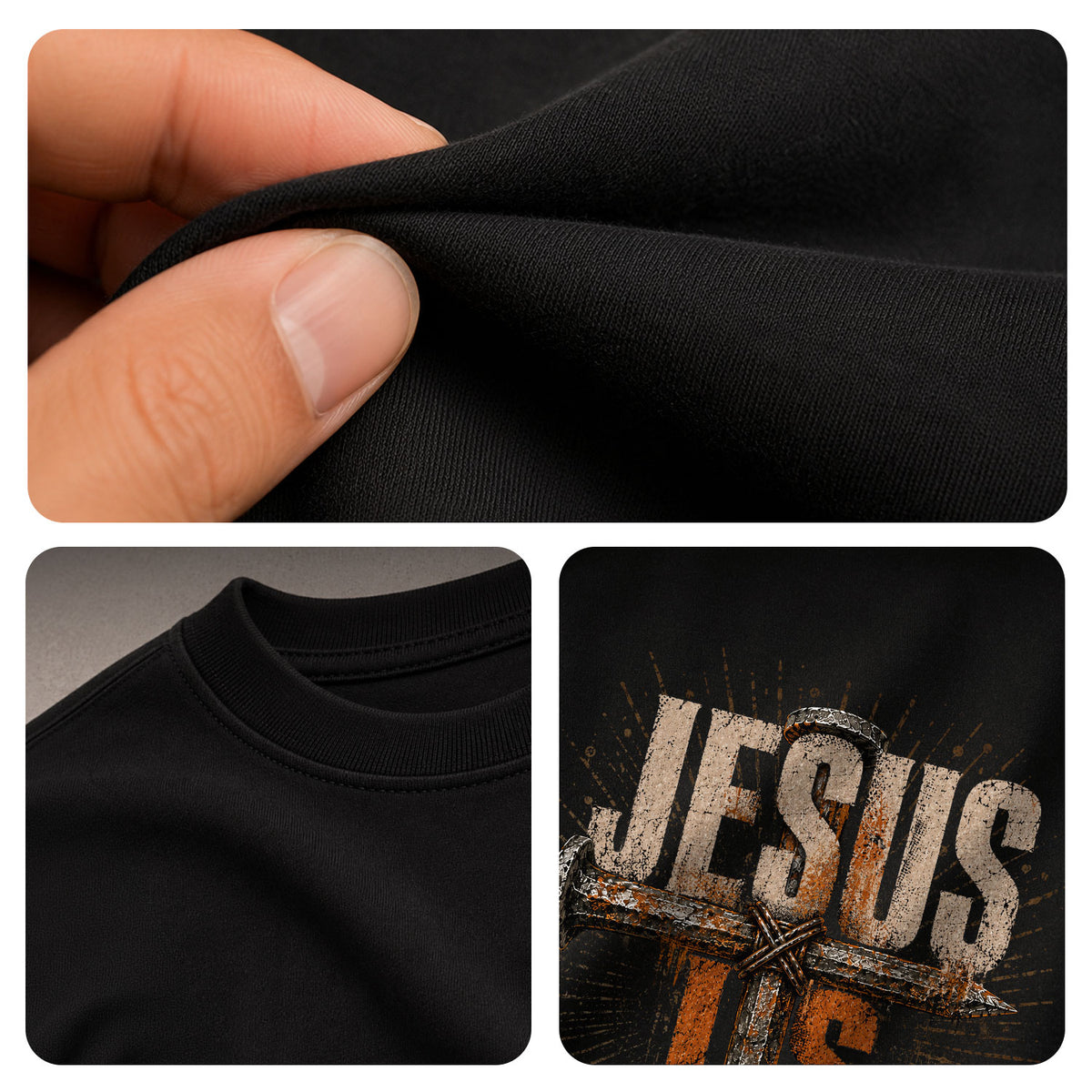 Jesus Is King T Shirt Christian Lion Cross John 14 6 Bible Verse Religious Faith Tee Apparel - Rust Field Wear