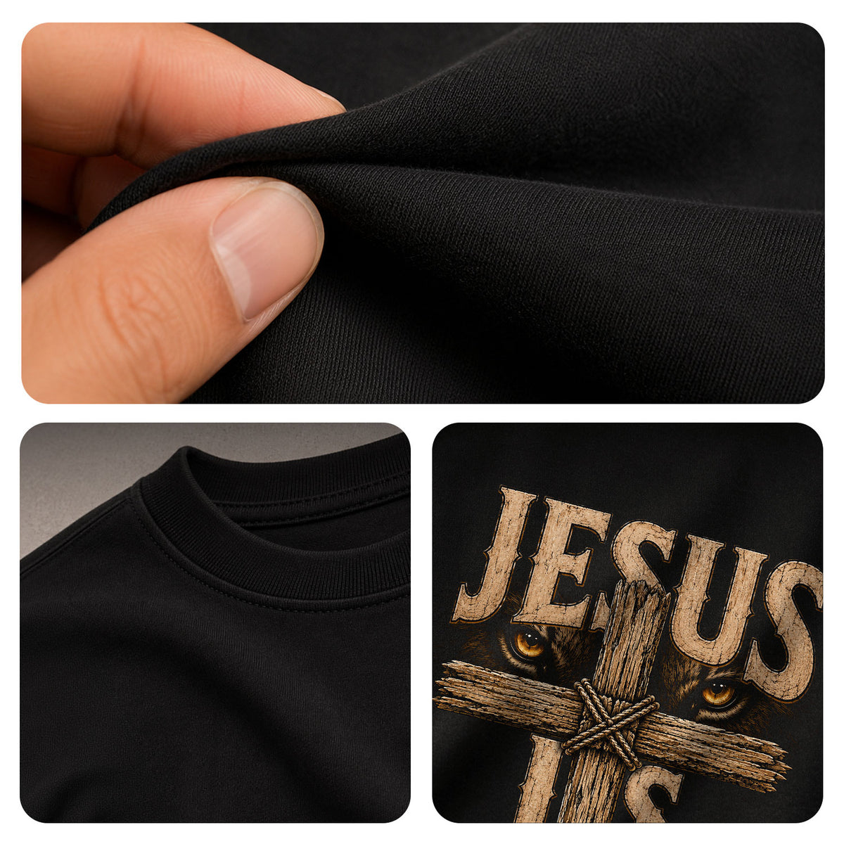 Jesus Is King T Shirt Christian Cross John 14 6 Bible Verse Religious Graphic Tee Apparel - Rust Field Wear