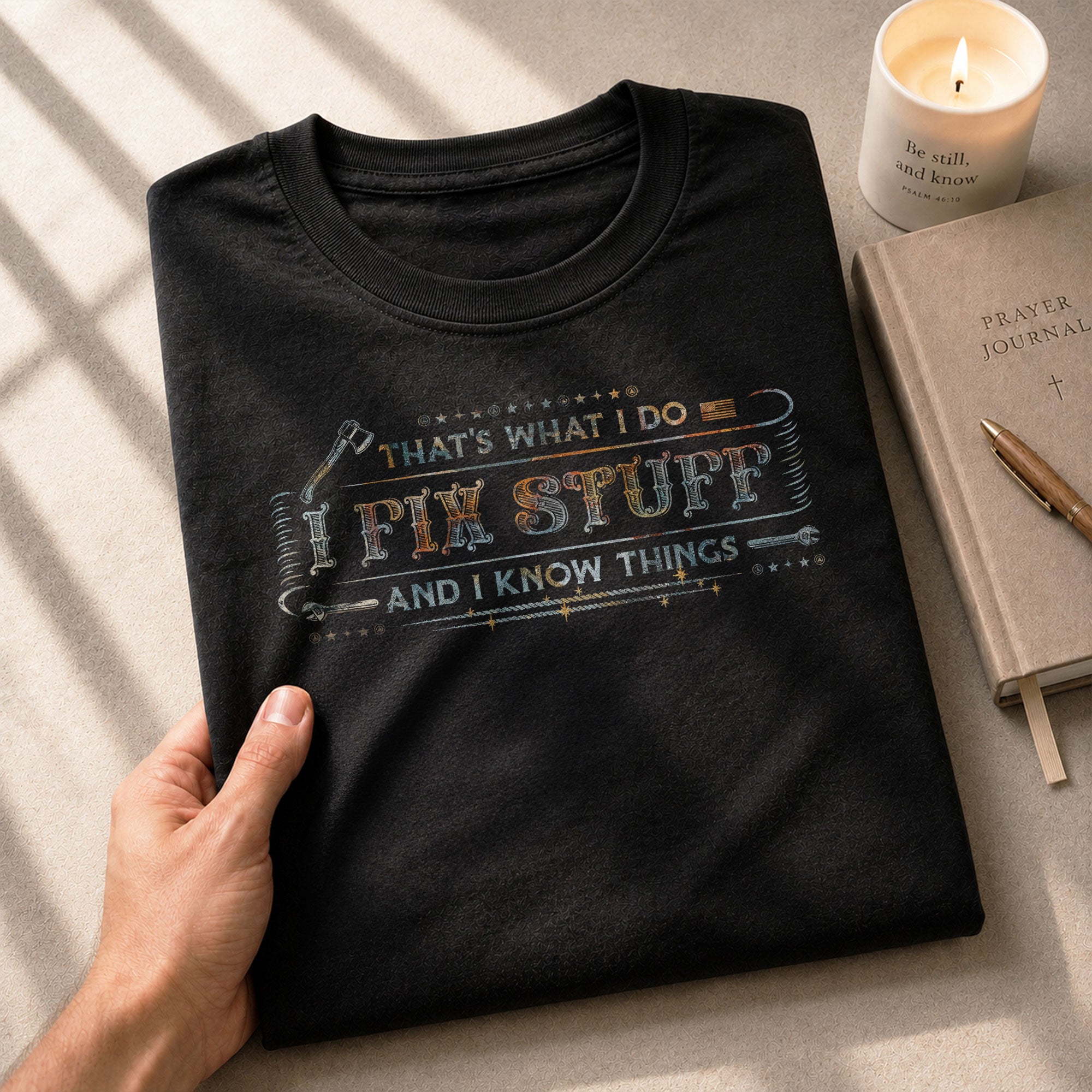 Fix Stuff Graphic Shirt Men Thats What I Do I Fix Stuff And I Know Things Quote T Shirt