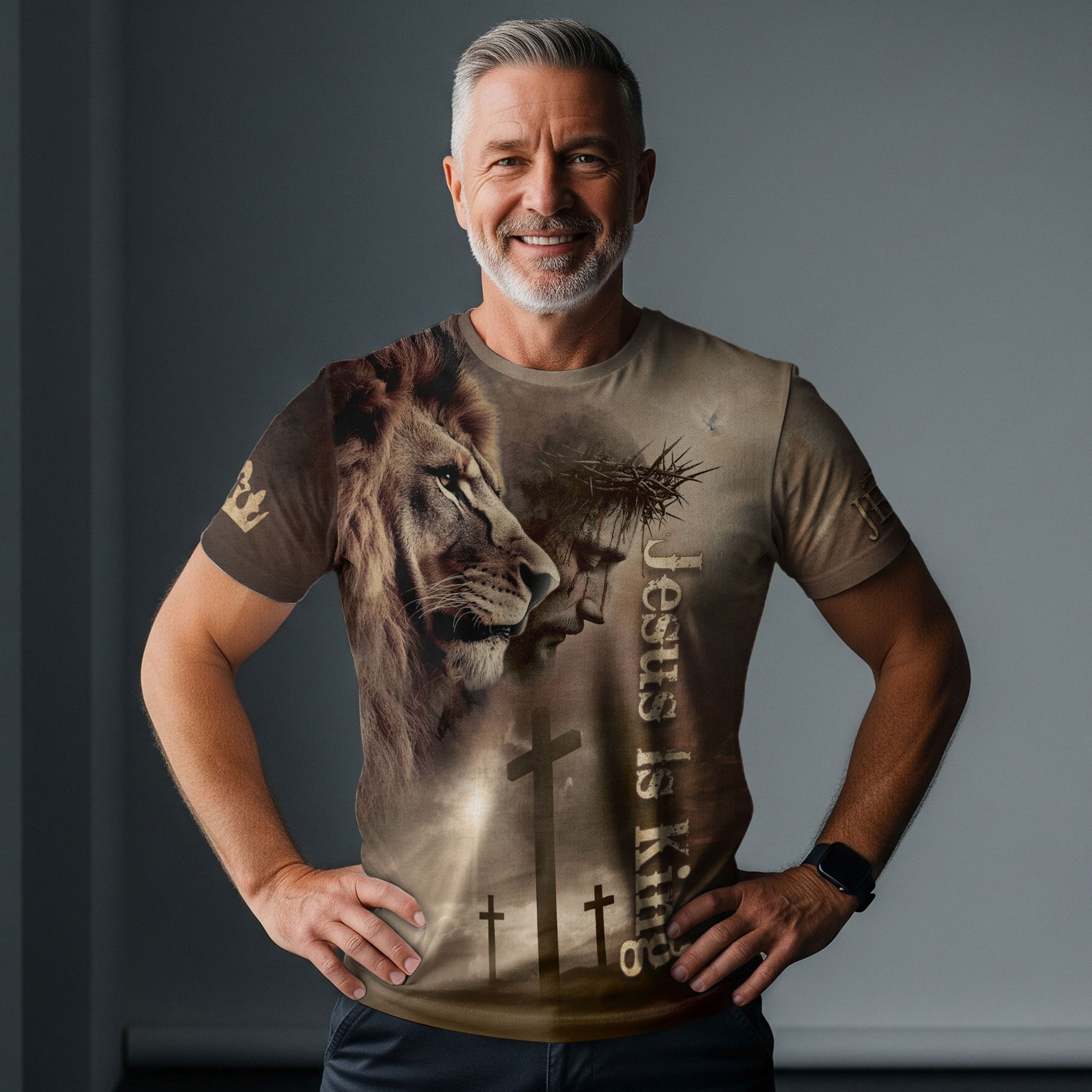 Jesus Is King, Freedom Shirts - Christian Tee Shirts for Men, RustField Co - Rust Field Wear
