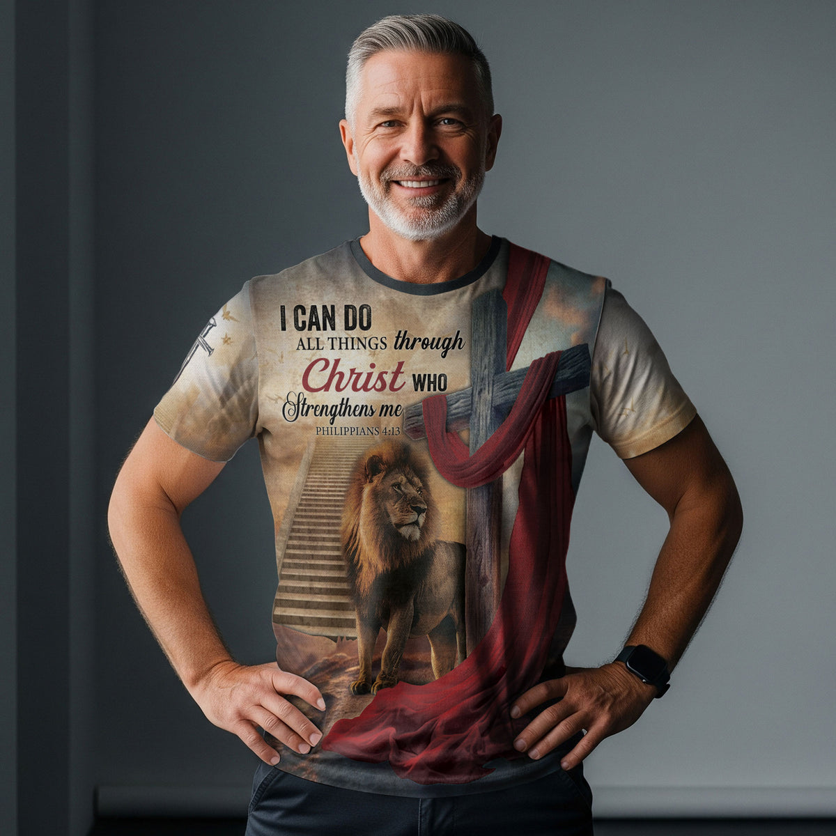 Christian Tee Shirts, I Can Do All Things Through Christ Philippians 4 13 - Freedom Shirts for Men, RustField Co - Rust Field Wear