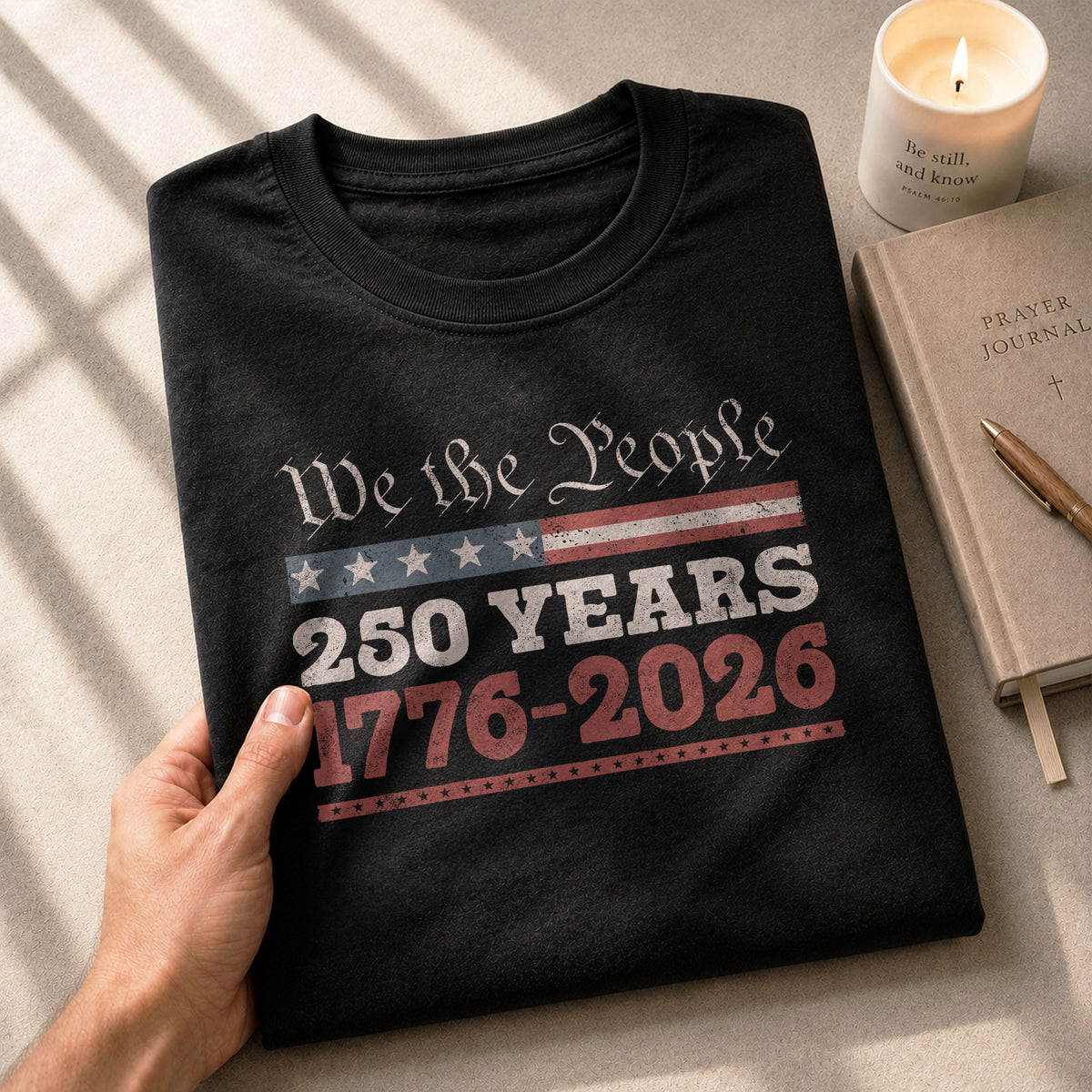 We The People 250 Years Independence Shirt – Patriotic USA 1776–2026 Tee - Rust Field Wear