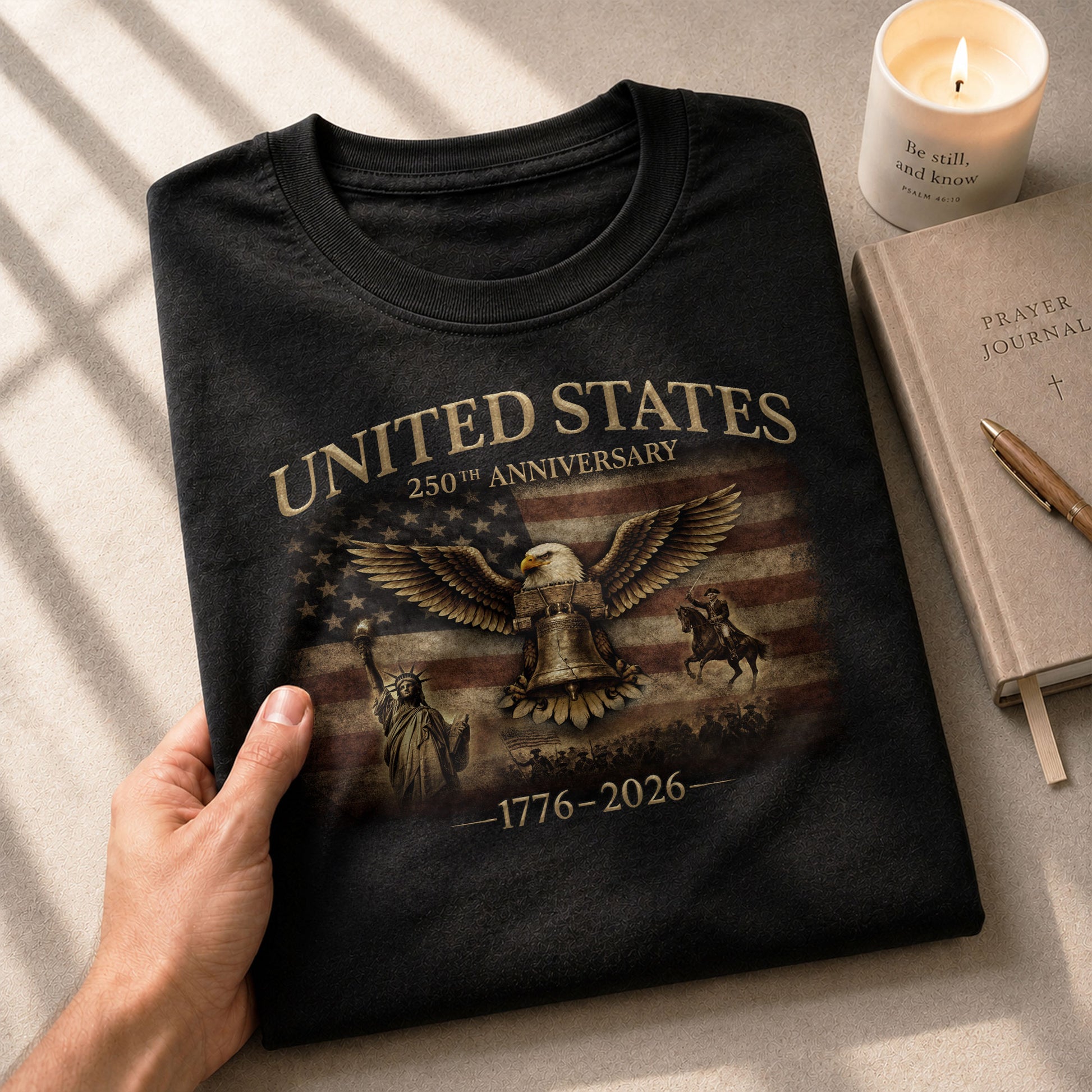 United States 250 Years of Freedom Shirt 1776 2026-Patriotic American Heritage - Rust Field Wear