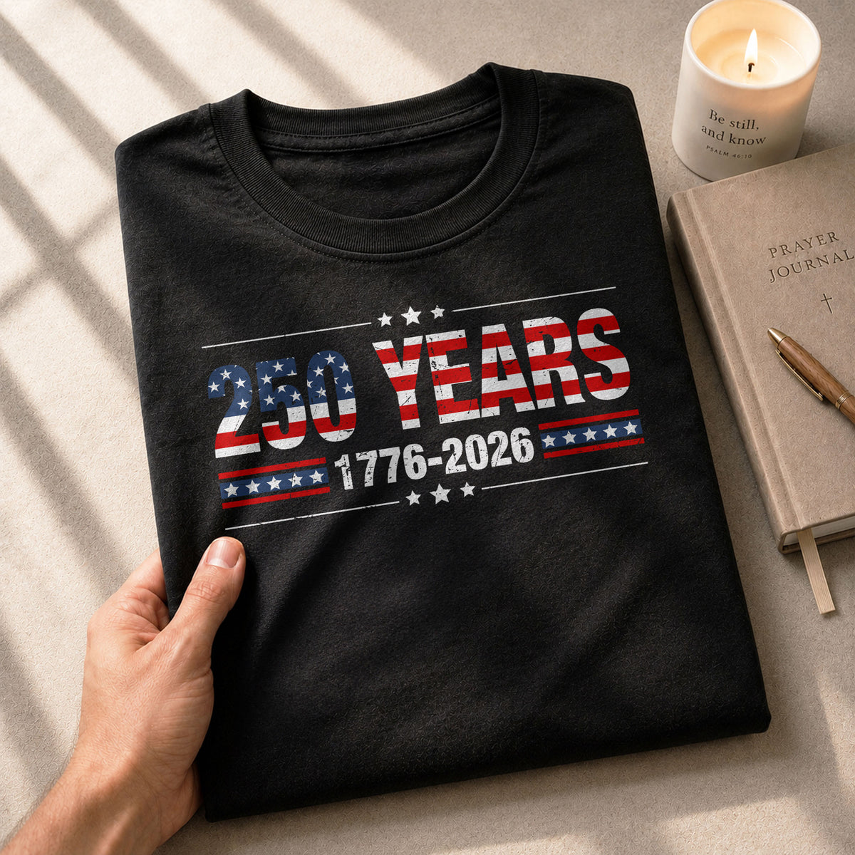 250 Years USA Independence Shirt – Classic Stars & Stripes 1776–2026 Tee - Rust Field Wear