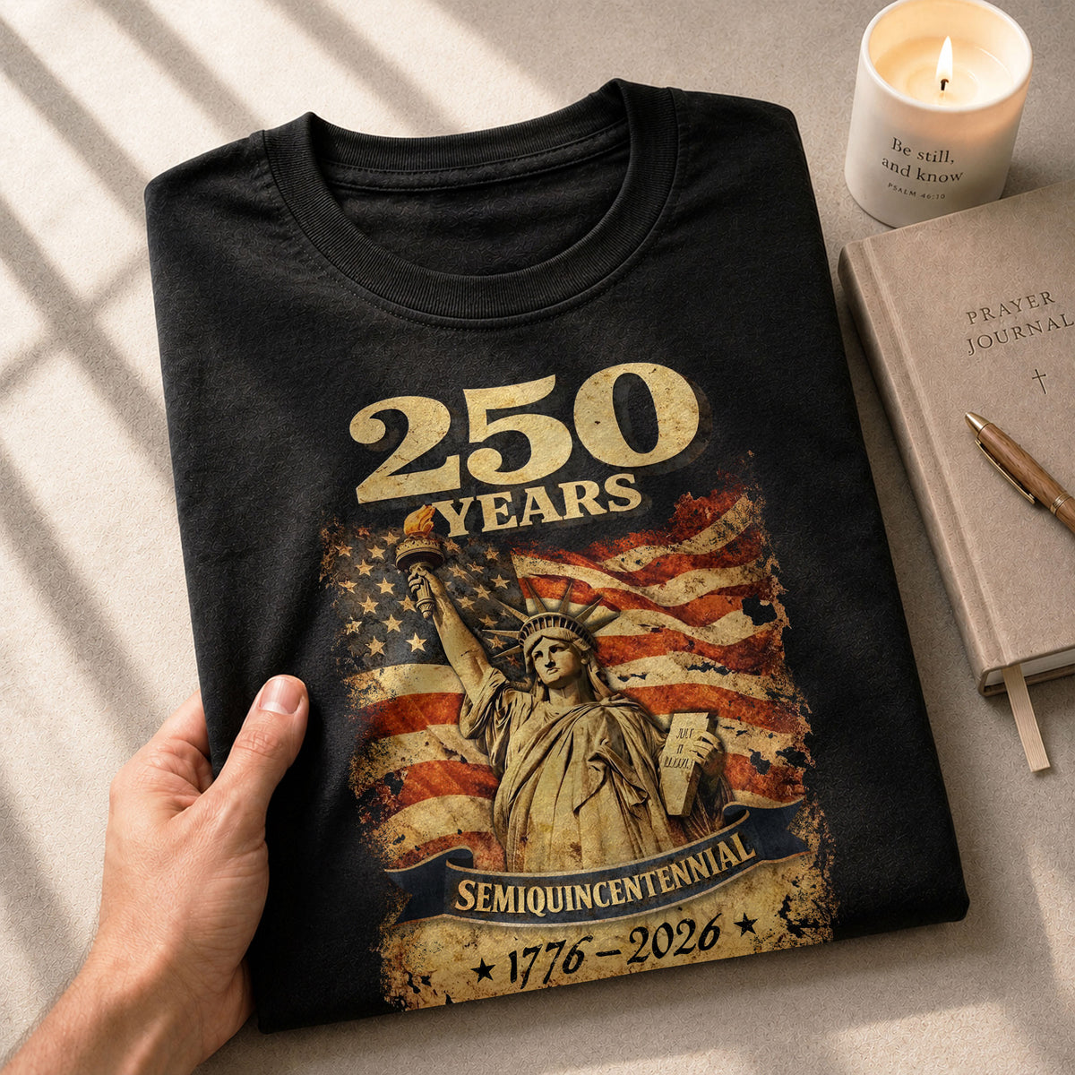 USA 250th Anniversary 250 Years Shirt 1776-2026 Patriotic - Rust Field Wear