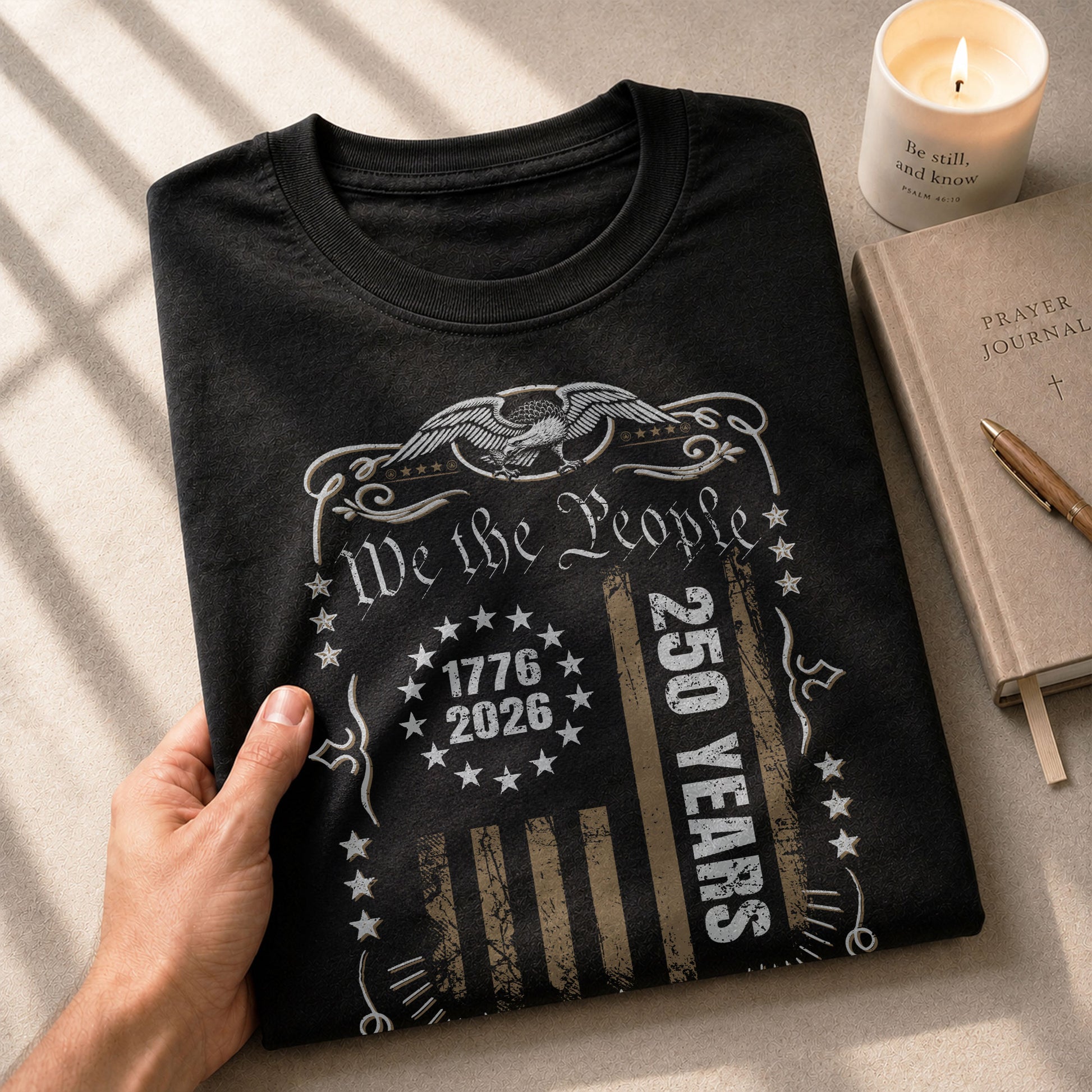 USA 250th Anniversary Shirt 1776-2026 We The People Patriotic Heritage American - Rust Field Wear
