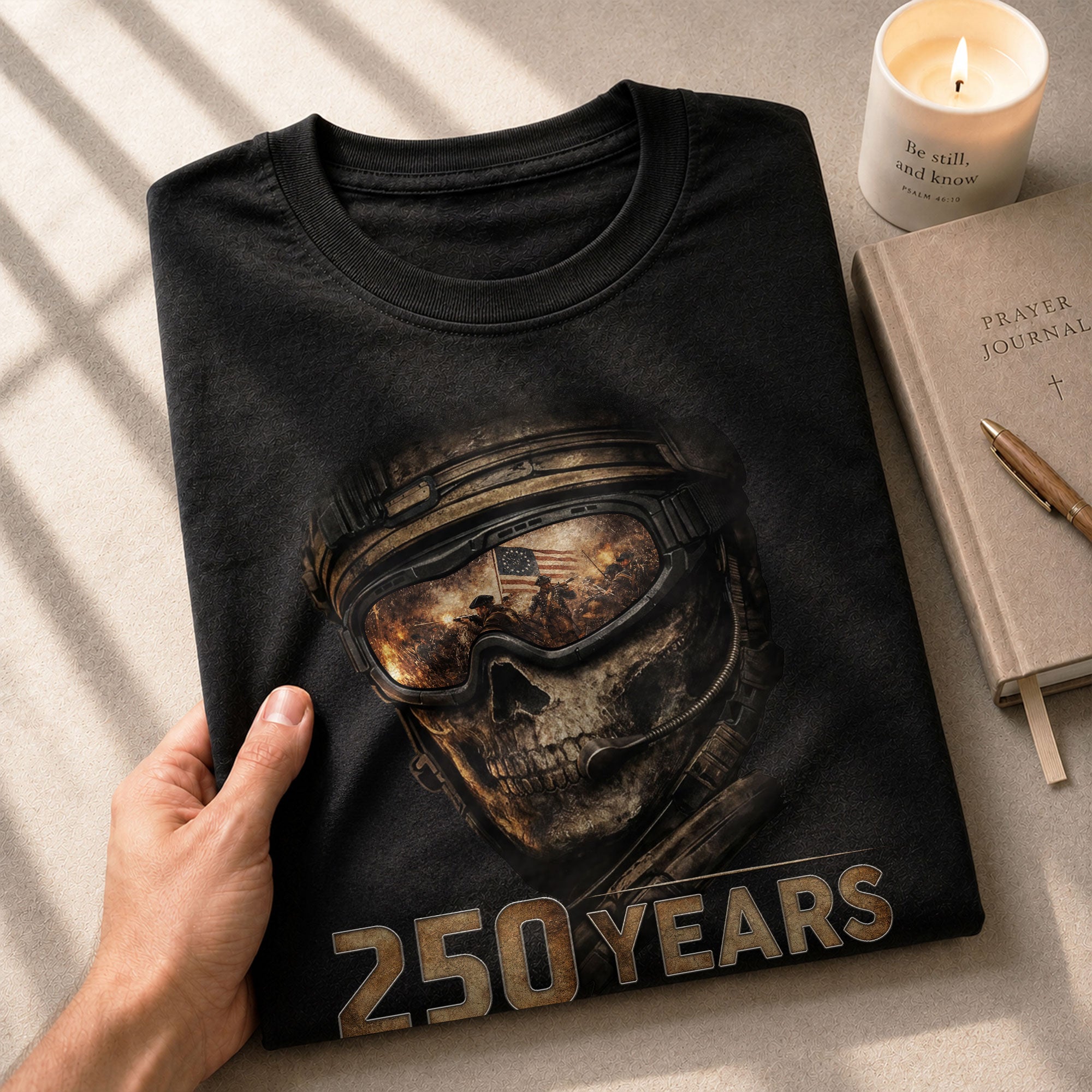 USA 250th Anniversary 250 Years Shirt 1776-2026 Past and Present Freedom Patriotic - Rust Field Wear