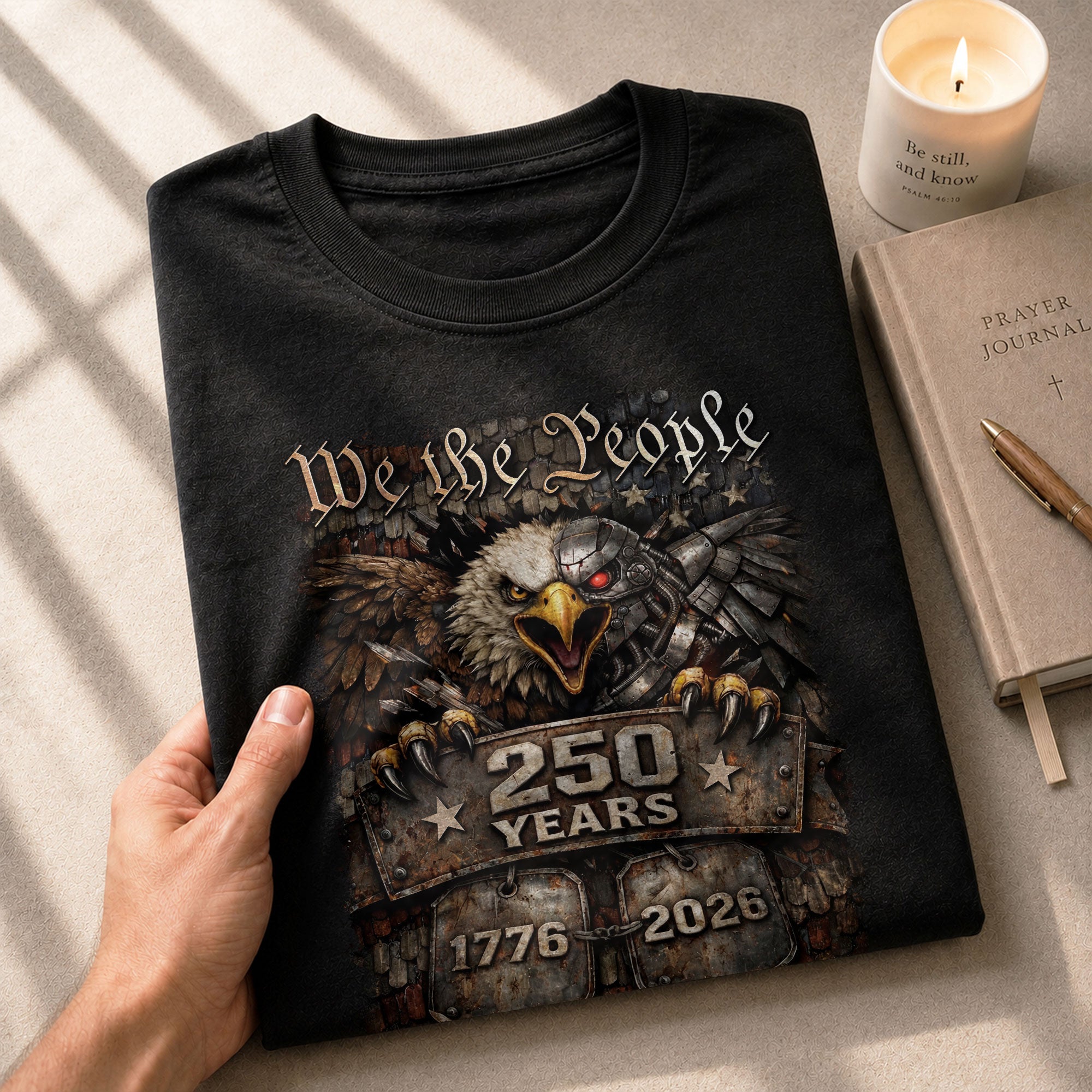 USA 250th Anniversary 250 Years Shirt 1776-2026 Eagle We The People Mental Toughness Patriotic Heritage - Rust Field Wear