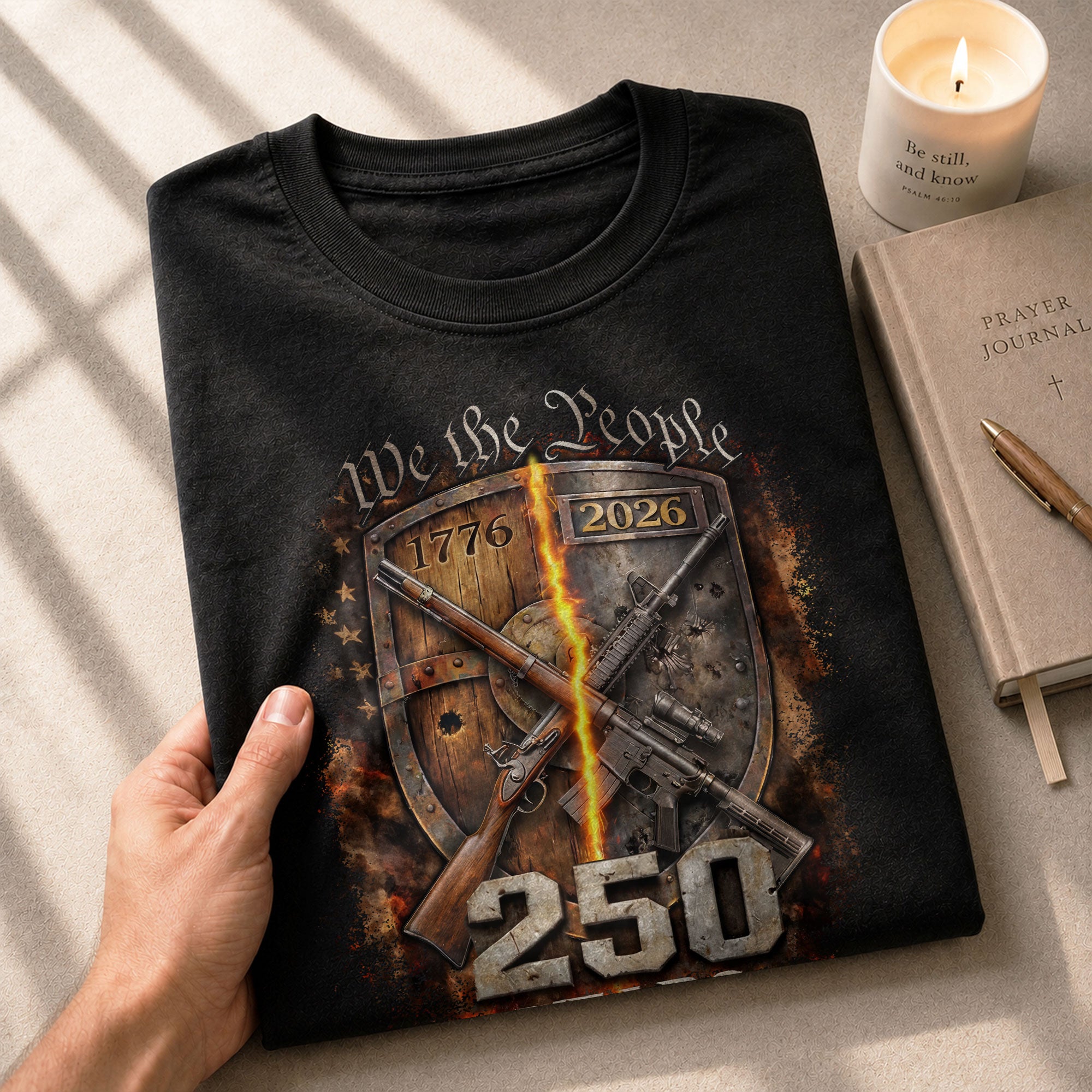 USA 250th Anniversary 250 Years Shirt 1776-2026 Forged in Liberty We The People Mental Strength Patriotic - Rust Field Wear