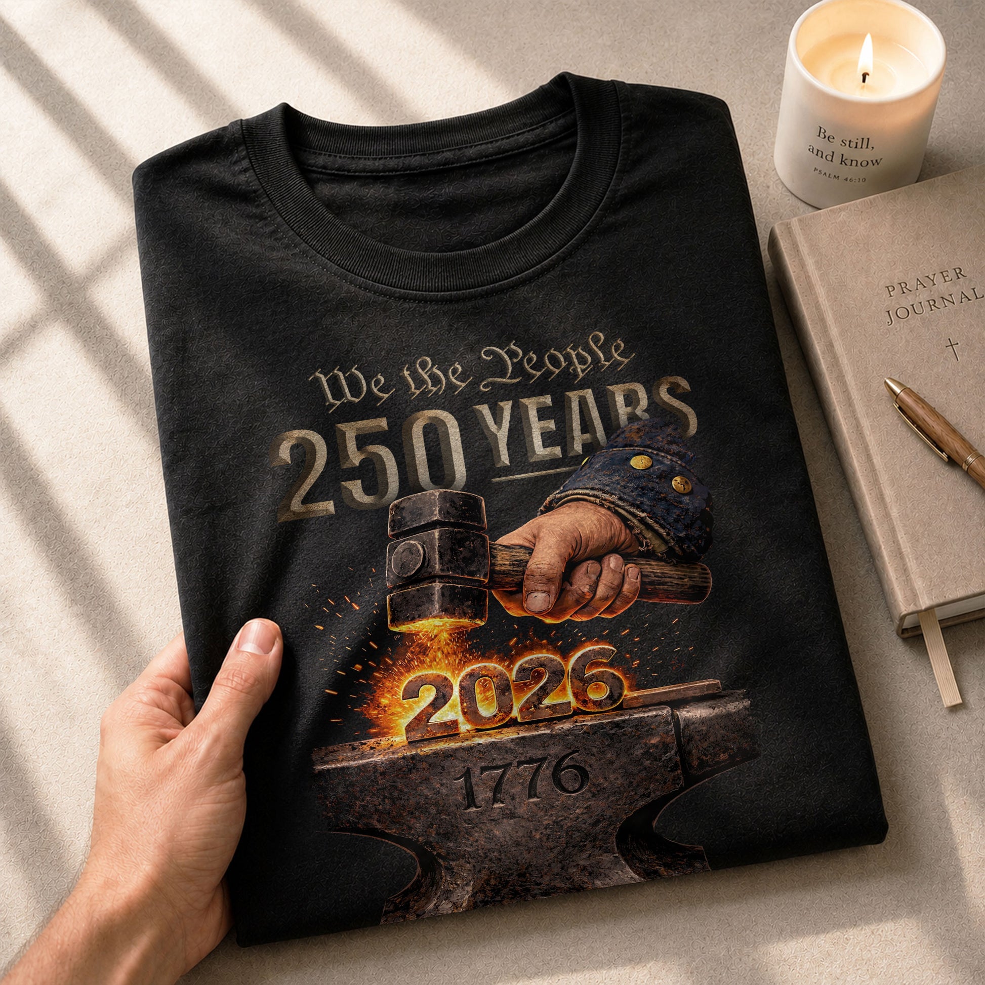 United States 250th Anniversary 250 Years Shirt 1776-2026 Forged in Liberty Patriotic Heritage - Rust Field Wear