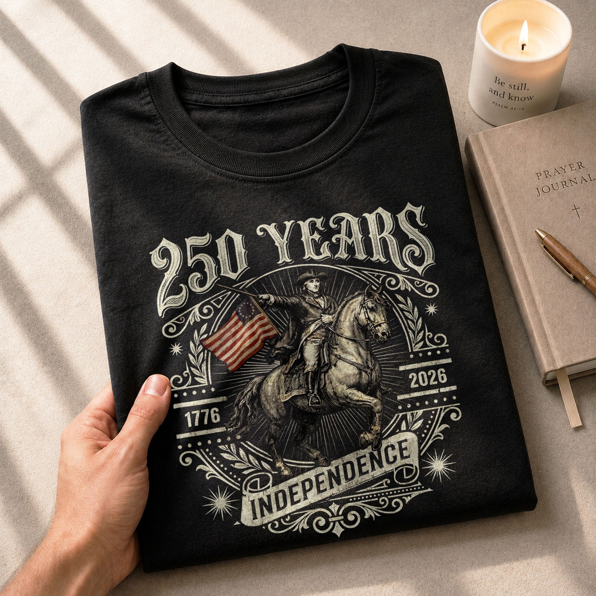 USA 250th Anniversary Shirt 1776–2026, Past to Present Freedom Legacy - Rust Field Wear