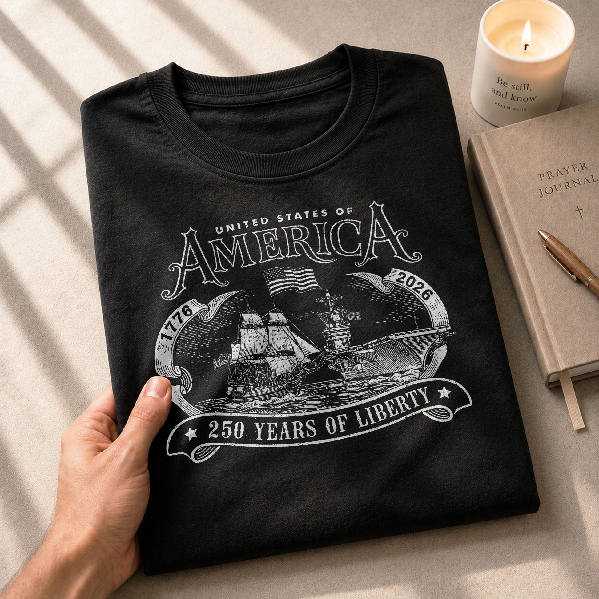 United States 250th Anniversary Patriotic Independence Shirt 1776–2026 - Rust Field Wear