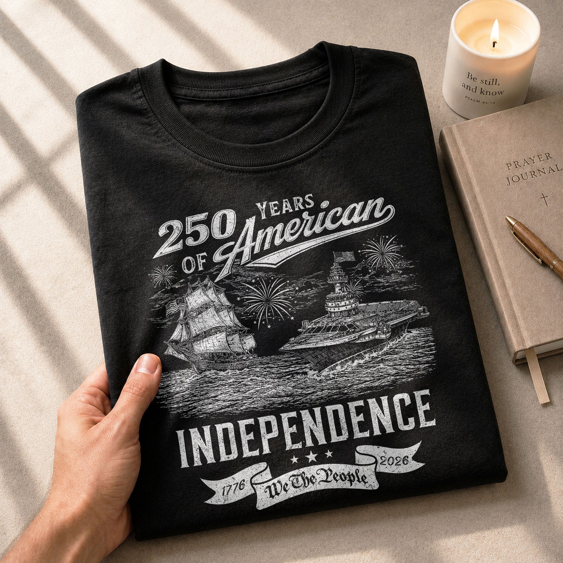 USA Independence 250th Anniversary Freedom Pride Shirt 1776–2026 - Rust Field Wear
