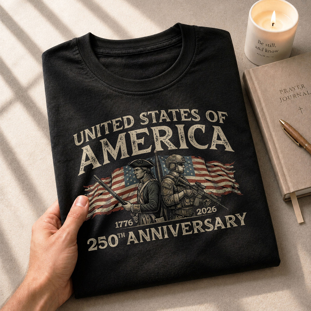 America 1776–2026 250 Years Anniversary Shirt, Legacy of Freedom - Rust Field Wear