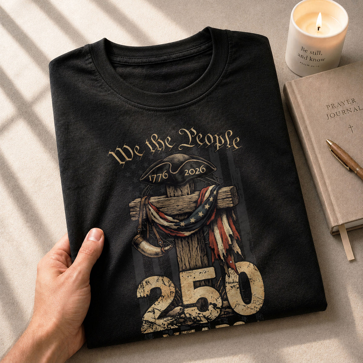 Christian Freedom Heritage Shirt USA 250 Years Independence Since 1776 - Rust Field Wear