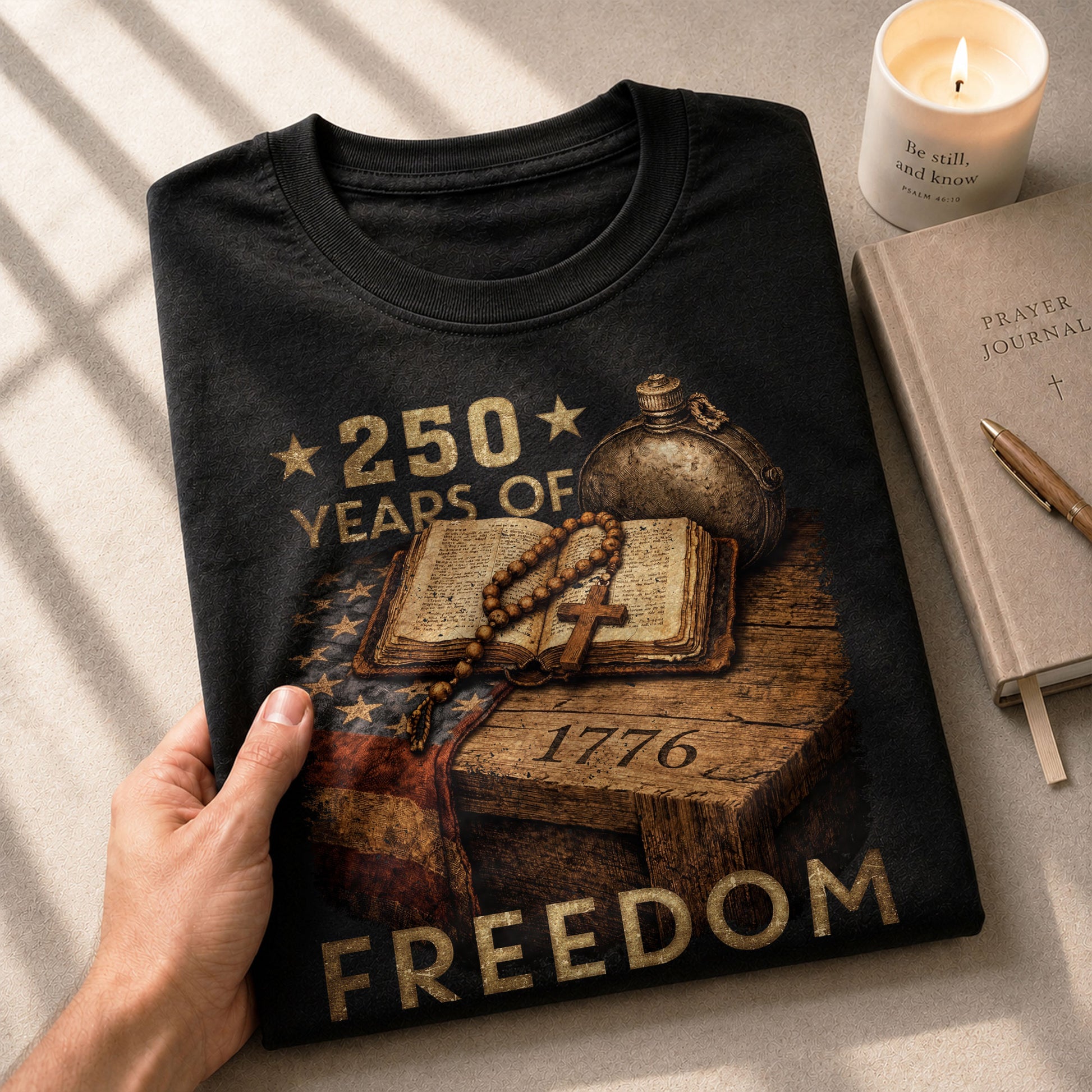 USA 1776–2026 Freedom Heritage Shirt American 250 Year Celebration Shirt - Rust Field Wear