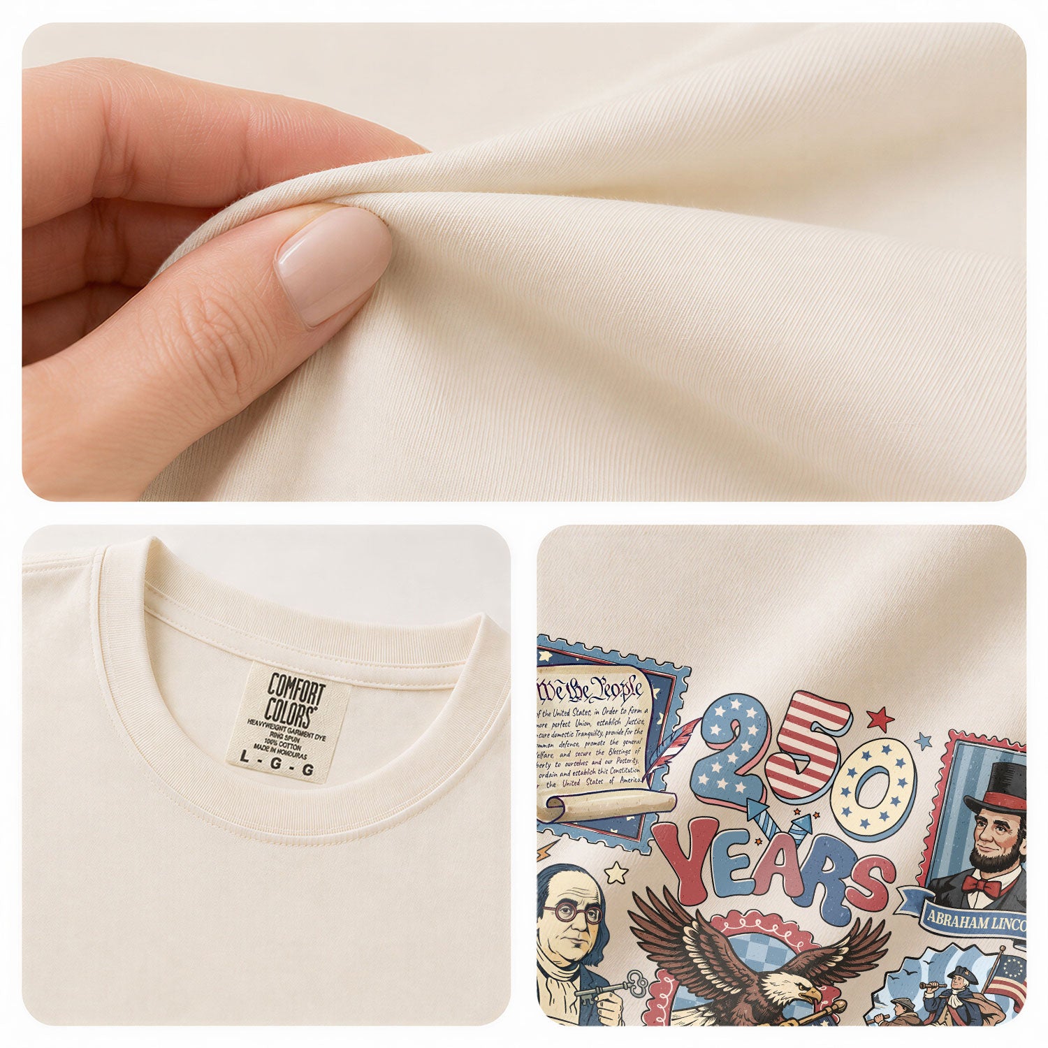 USA 250th Anniversary Shirt 1776-2026 - Vintage 250 Years of Freedom Patriotic Retro Tee - Rust Field Wear