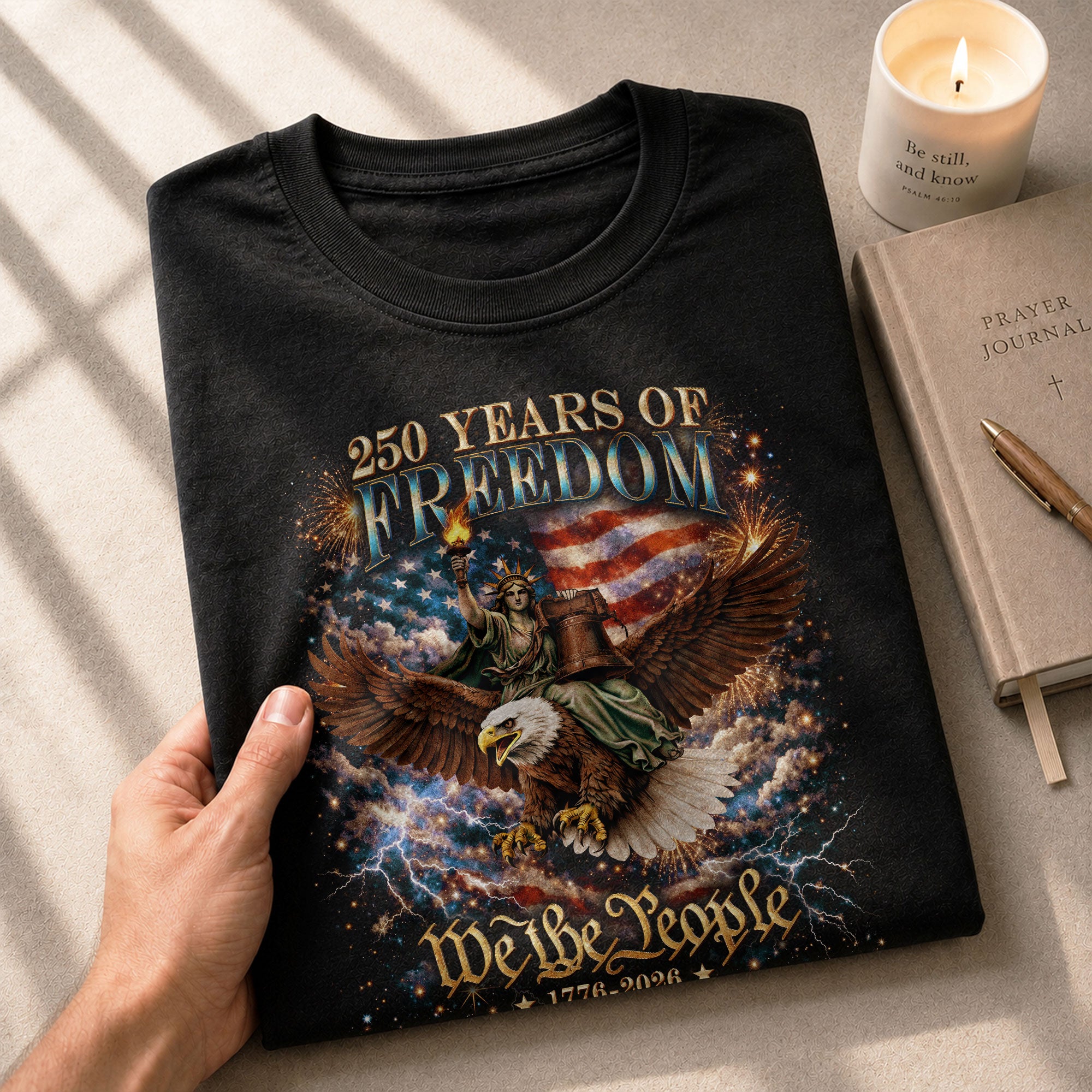 250 Years Of Freedom Shirt - 1776-2026 We The People 250th Anniversary USA Shirt & Merchandise Bootleg Tee - Rust Field Wear
