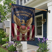 250th Anniversary House Flag USA Eagle Patriotic Banner 1776-2026 Outdoor Decor - Rust Field Wear