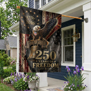 House Flag 250 Years of Freedom 1776-2026 American Statue of Liberty Eagle Banner